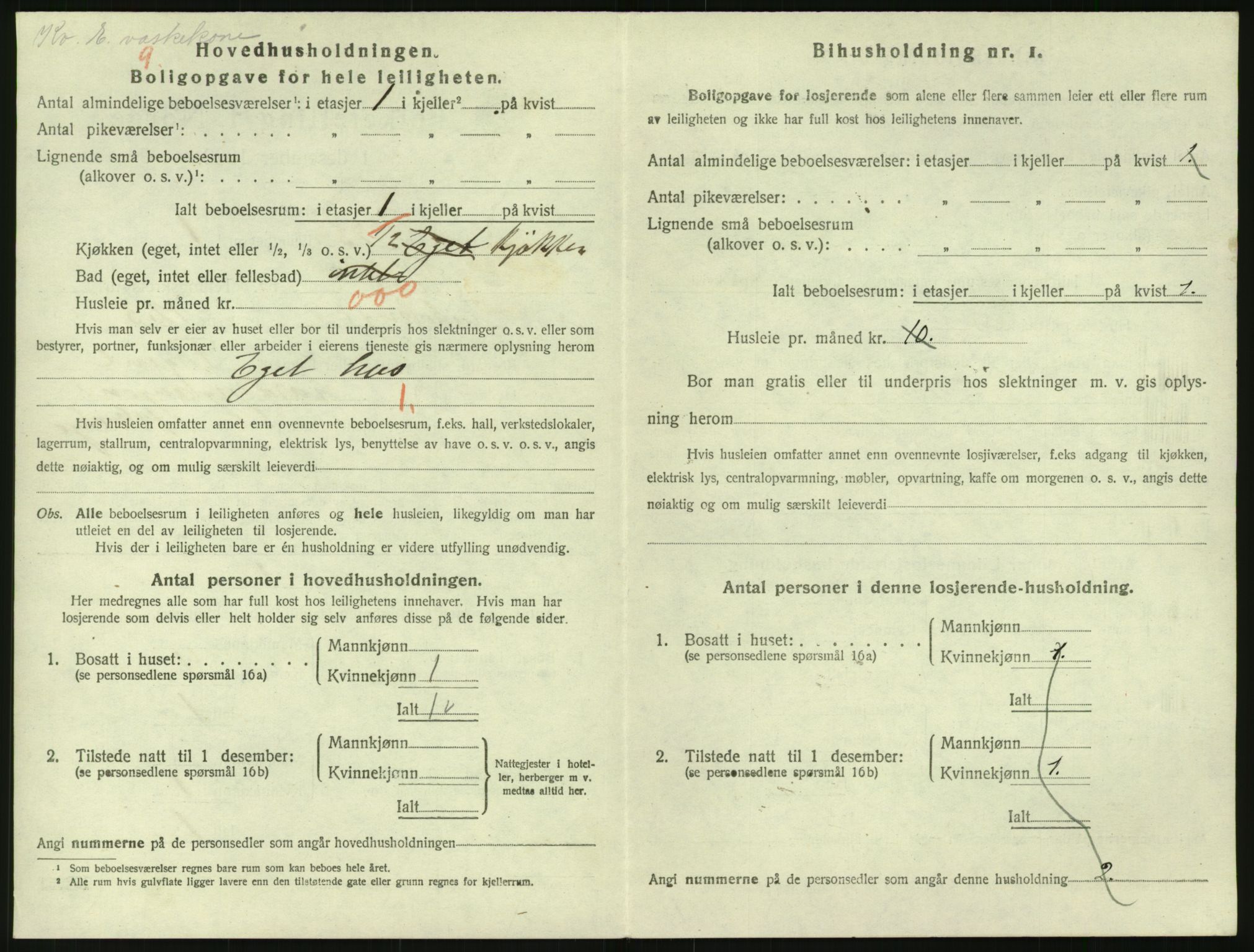 SAK, 1920 census for Risør, 1920, p. 2166