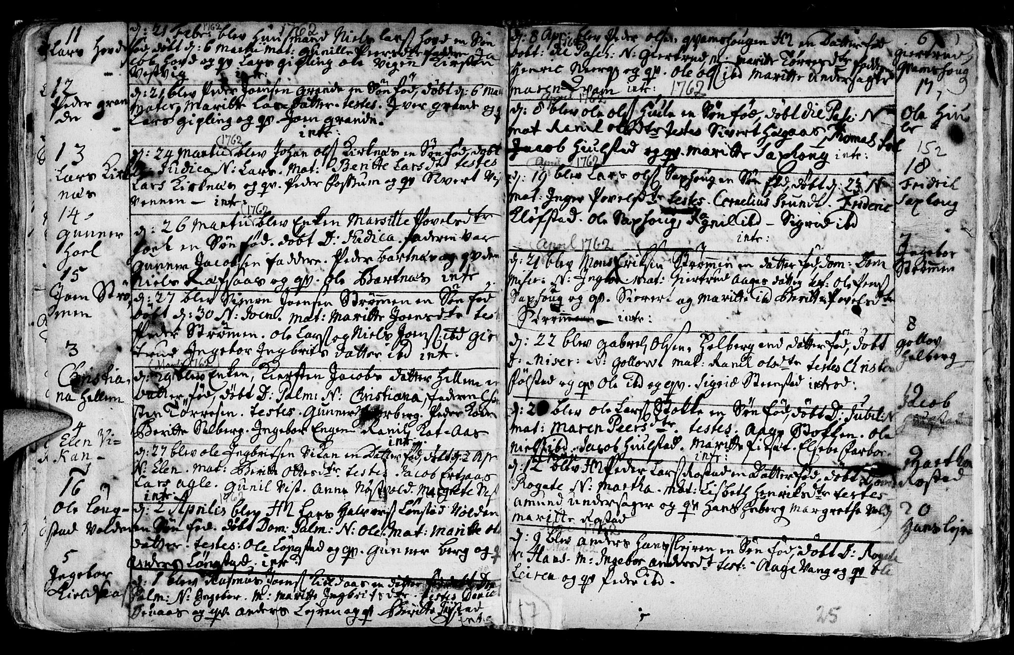 Ministerialprotokoller, klokkerbøker og fødselsregistre - Nord-Trøndelag, SAT/A-1458/730/L0272: Parish register (official) no. 730A01, 1733-1764, p. 152
