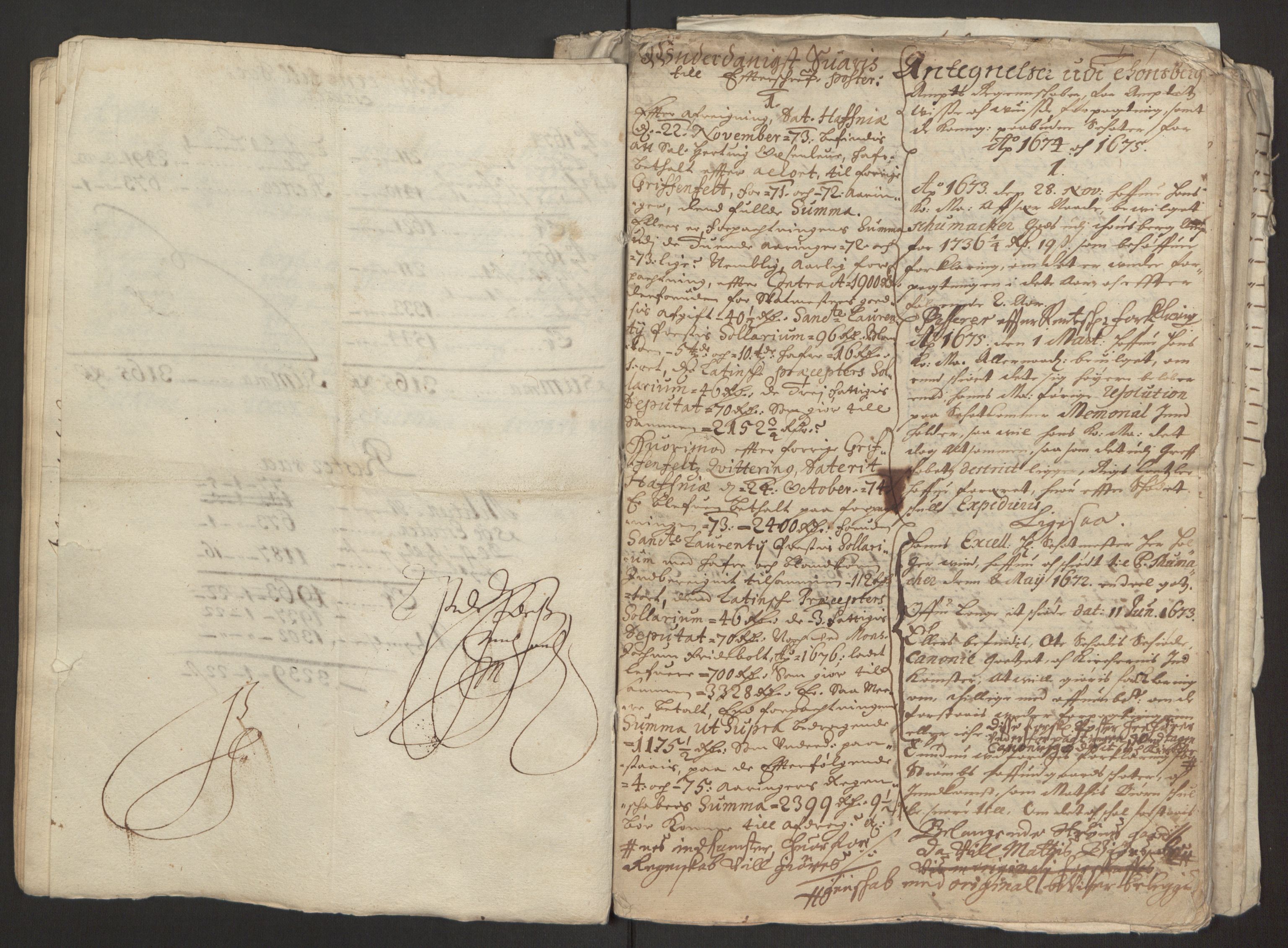 Rentekammeret inntil 1814, Reviderte regnskaper, Fogderegnskap, RA/EA-4092/R32/L1843: Fogderegnskap Jarlsberg grevskap, 1674-1675, p. 27