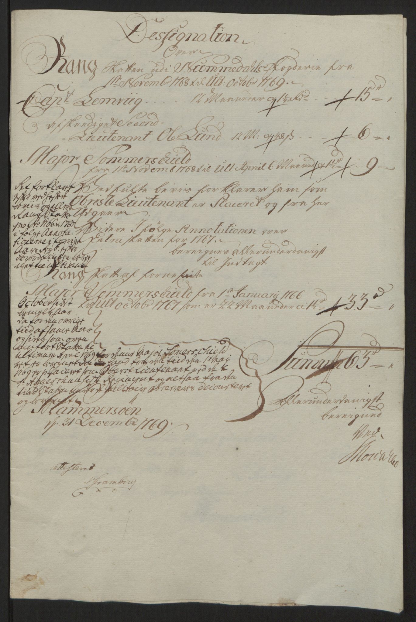 Rentekammeret inntil 1814, Reviderte regnskaper, Fogderegnskap, RA/EA-4092/R64/L4502: Ekstraskatten Namdal, 1762-1772, p. 314