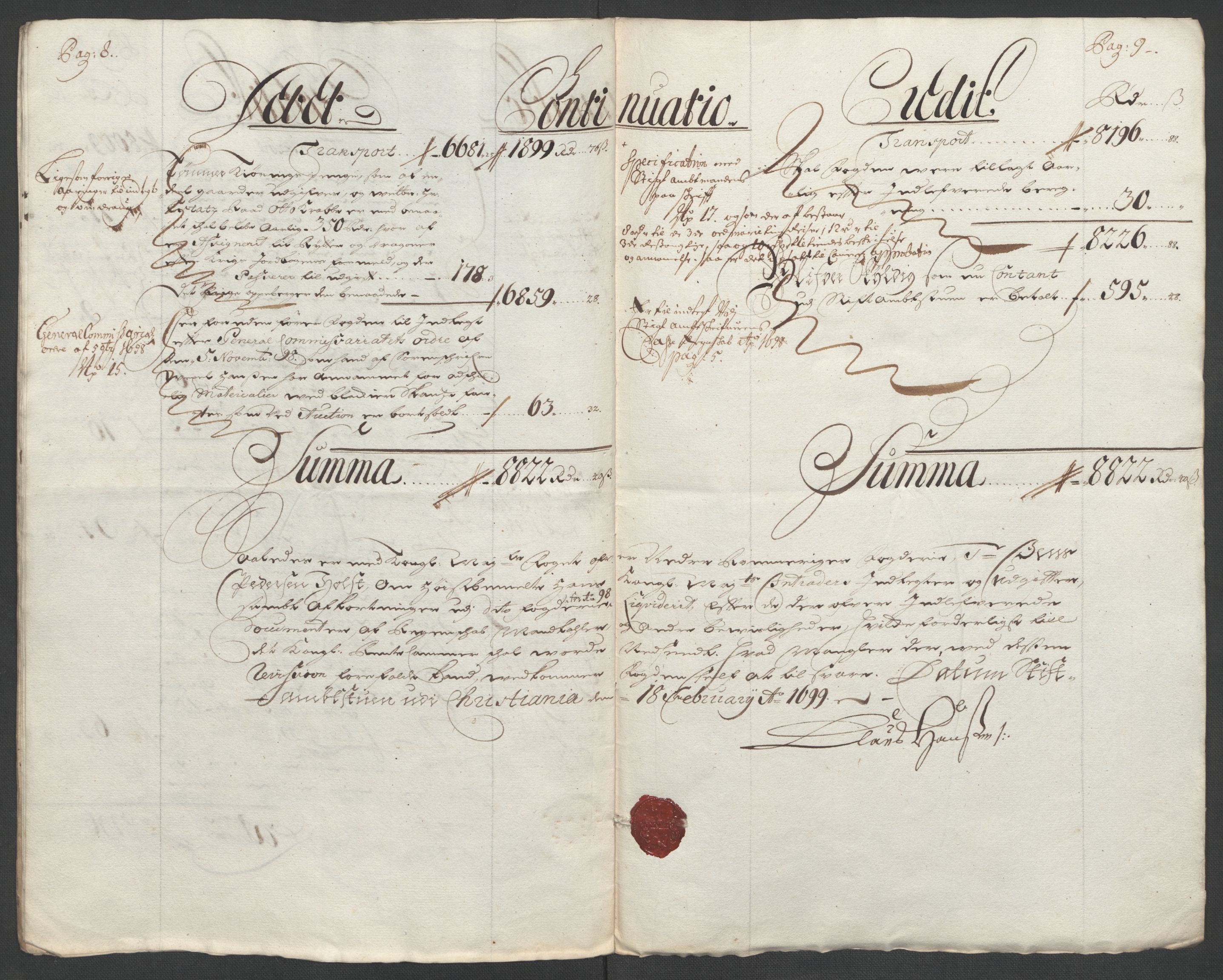 Rentekammeret inntil 1814, Reviderte regnskaper, Fogderegnskap, AV/RA-EA-4092/R11/L0581: Fogderegnskap Nedre Romerike, 1698, p. 14