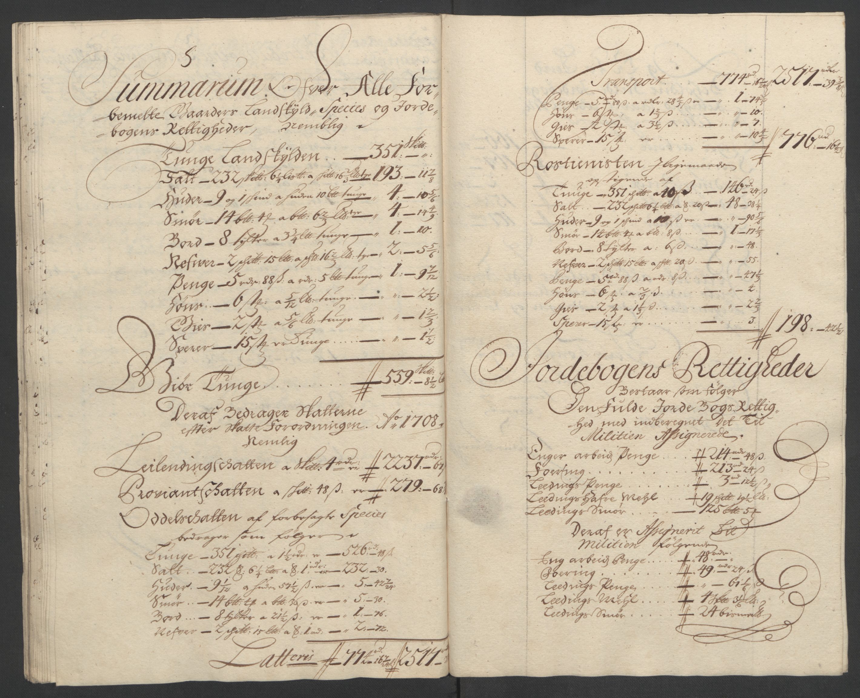 Rentekammeret inntil 1814, Reviderte regnskaper, Fogderegnskap, AV/RA-EA-4092/R10/L0447: Fogderegnskap Aker og Follo, 1707-1709, p. 295