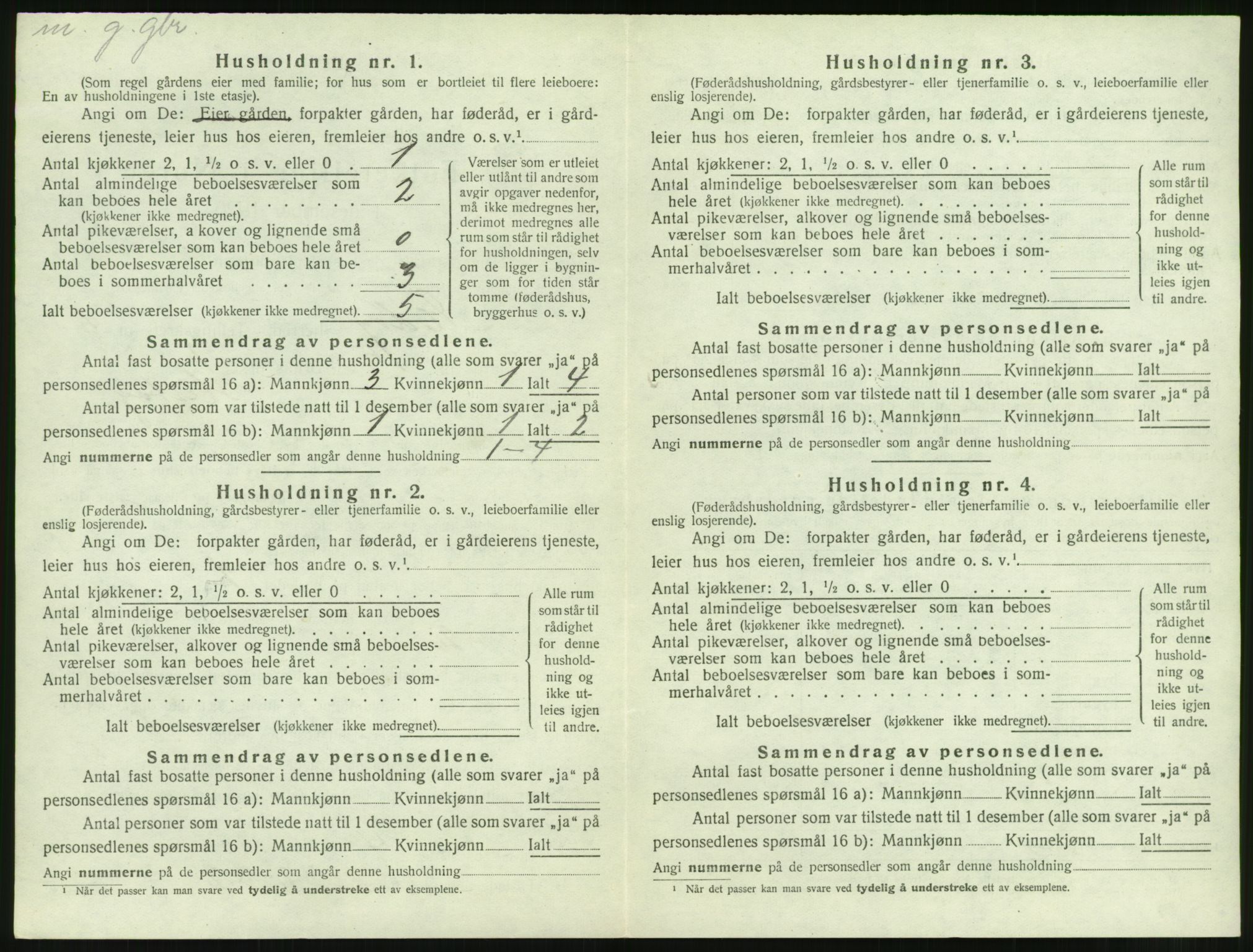 SAT, 1920 census for Edøy, 1920, p. 247