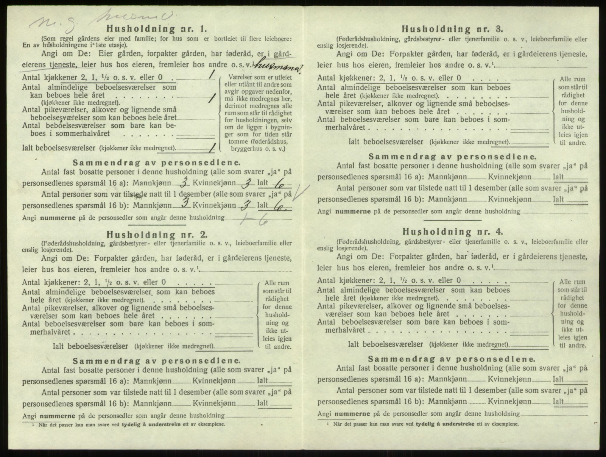 SAO, 1920 census for Berg, 1920, p. 1213