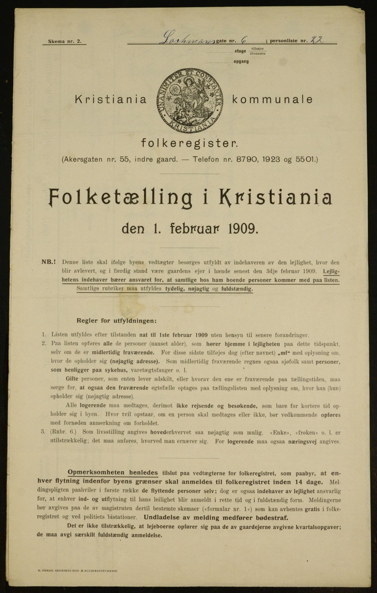 OBA, Municipal Census 1909 for Kristiania, 1909, p. 74241