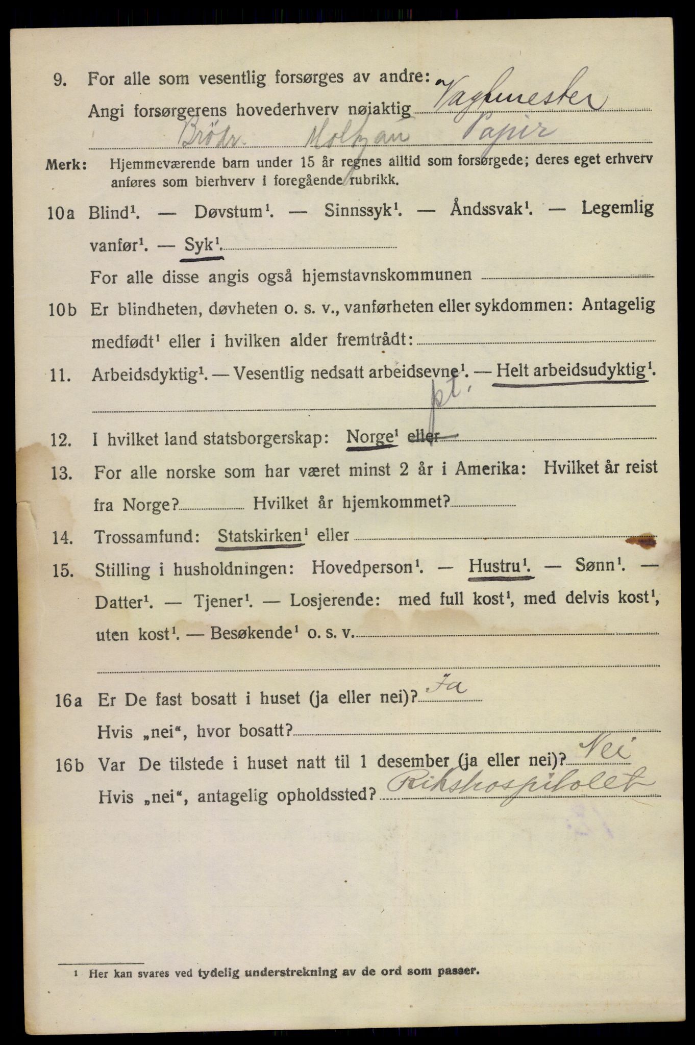 SAO, 1920 census for Kristiania, 1920, p. 366578