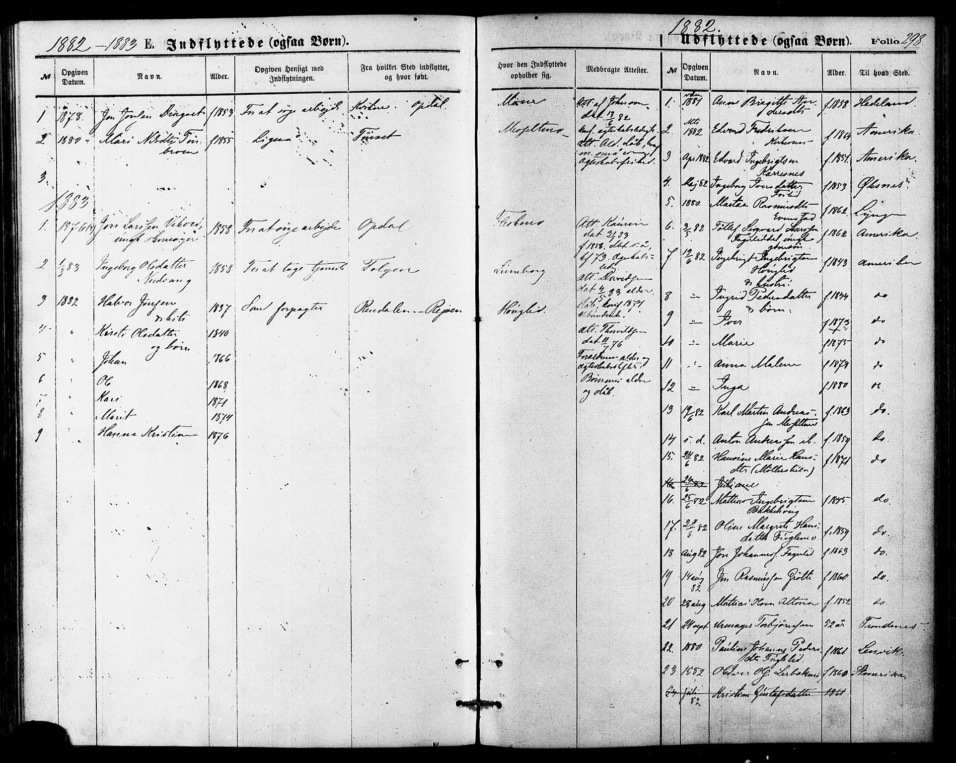 Målselv sokneprestembete, SATØ/S-1311/G/Ga/Gaa/L0005kirke: Parish register (official) no. 5, 1872-1884, p. 298