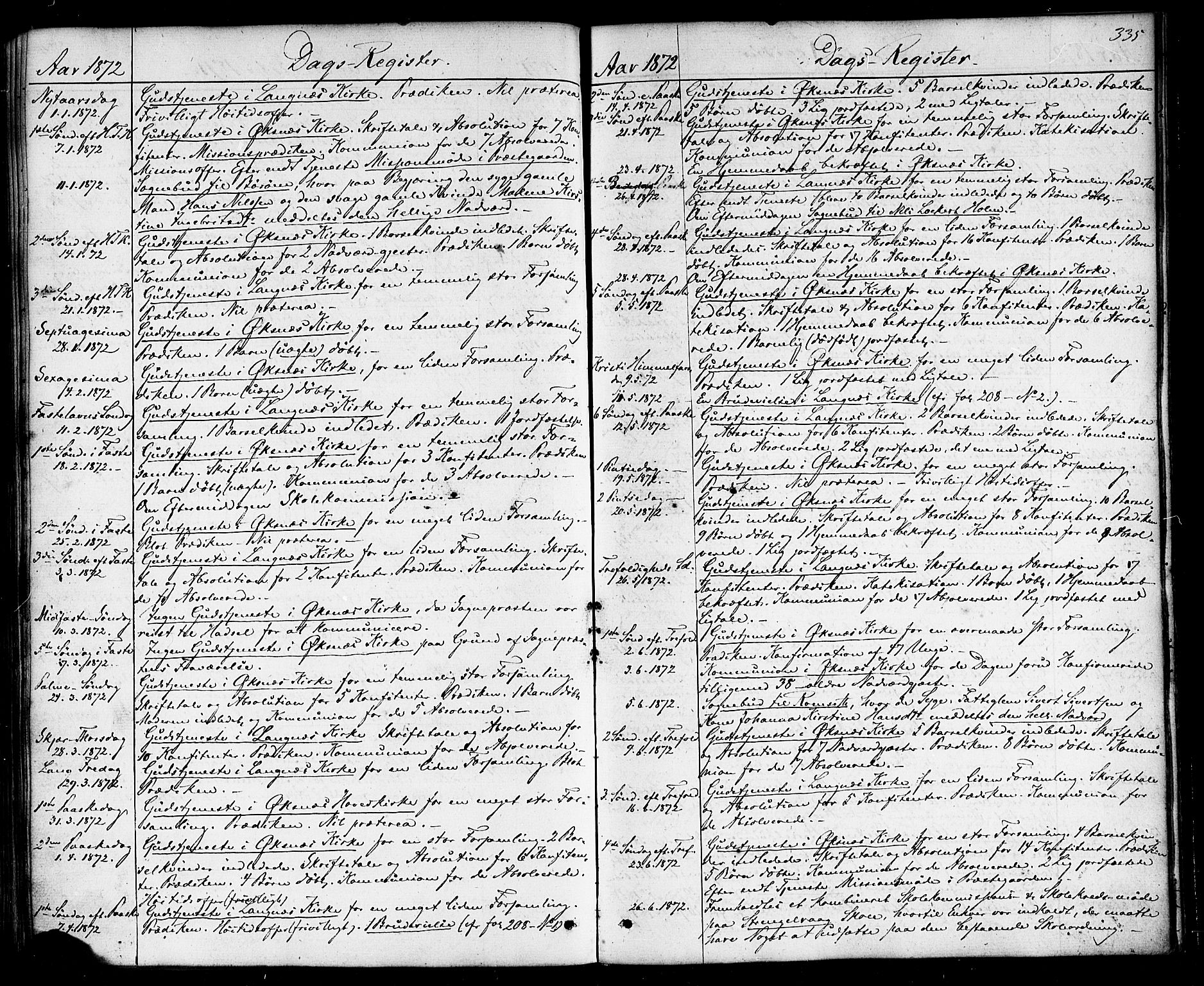 Ministerialprotokoller, klokkerbøker og fødselsregistre - Nordland, AV/SAT-A-1459/893/L1334: Parish register (official) no. 893A07, 1867-1877, p. 335