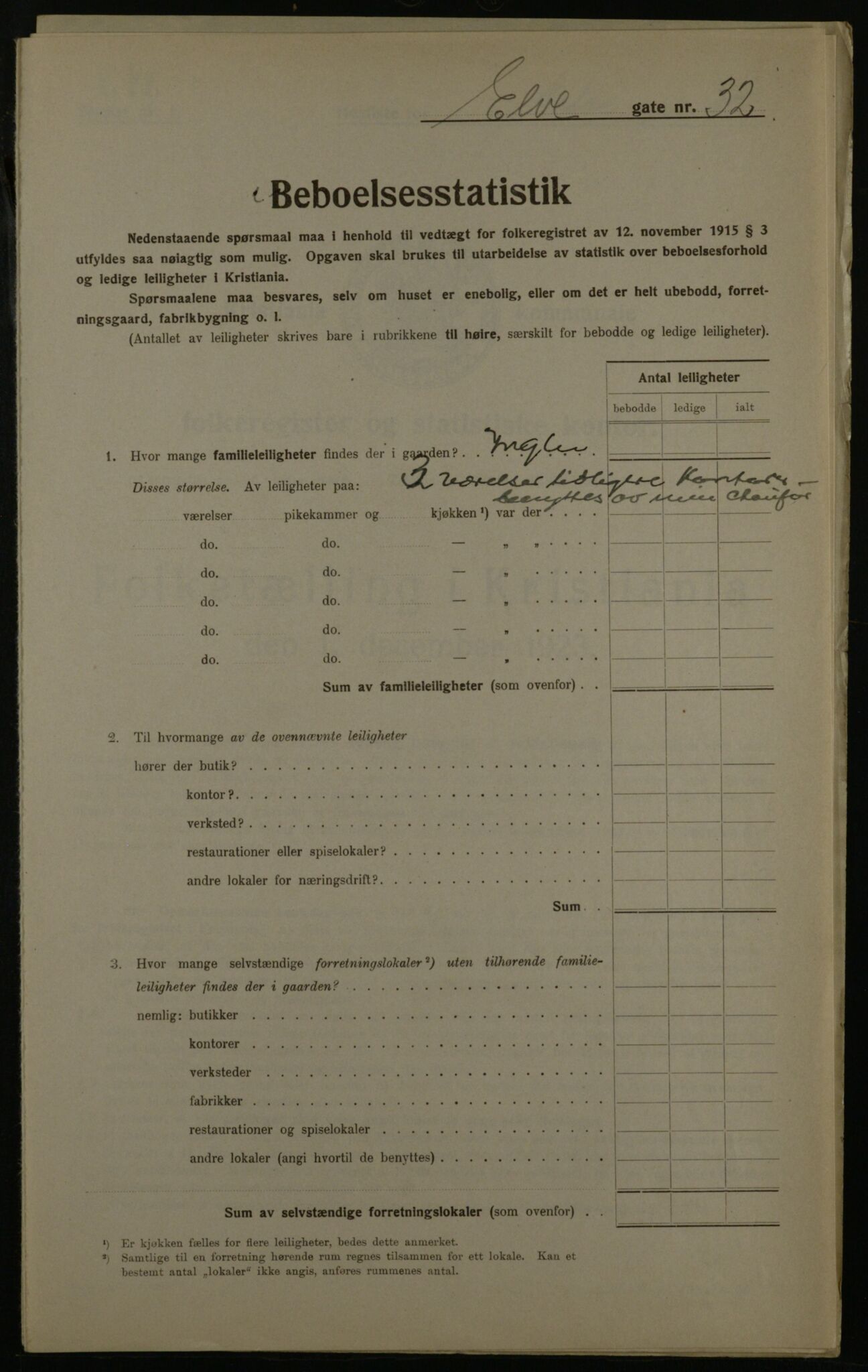 OBA, Municipal Census 1923 for Kristiania, 1923, p. 23353