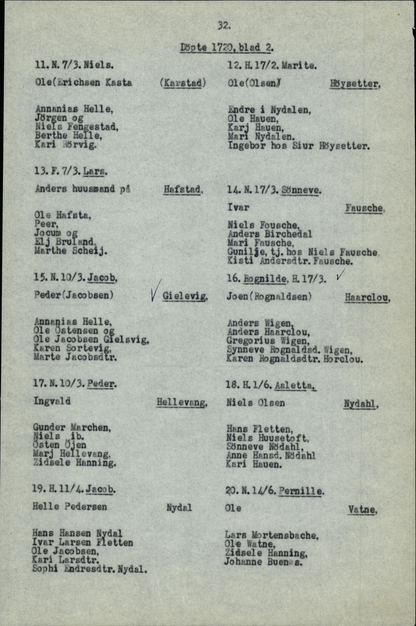 Samling av fulltekstavskrifter, SAB/FULLTEKST/B/14/0006: Førde sokneprestembete, ministerialbok nr. A 1, 1720-1727, p. 33