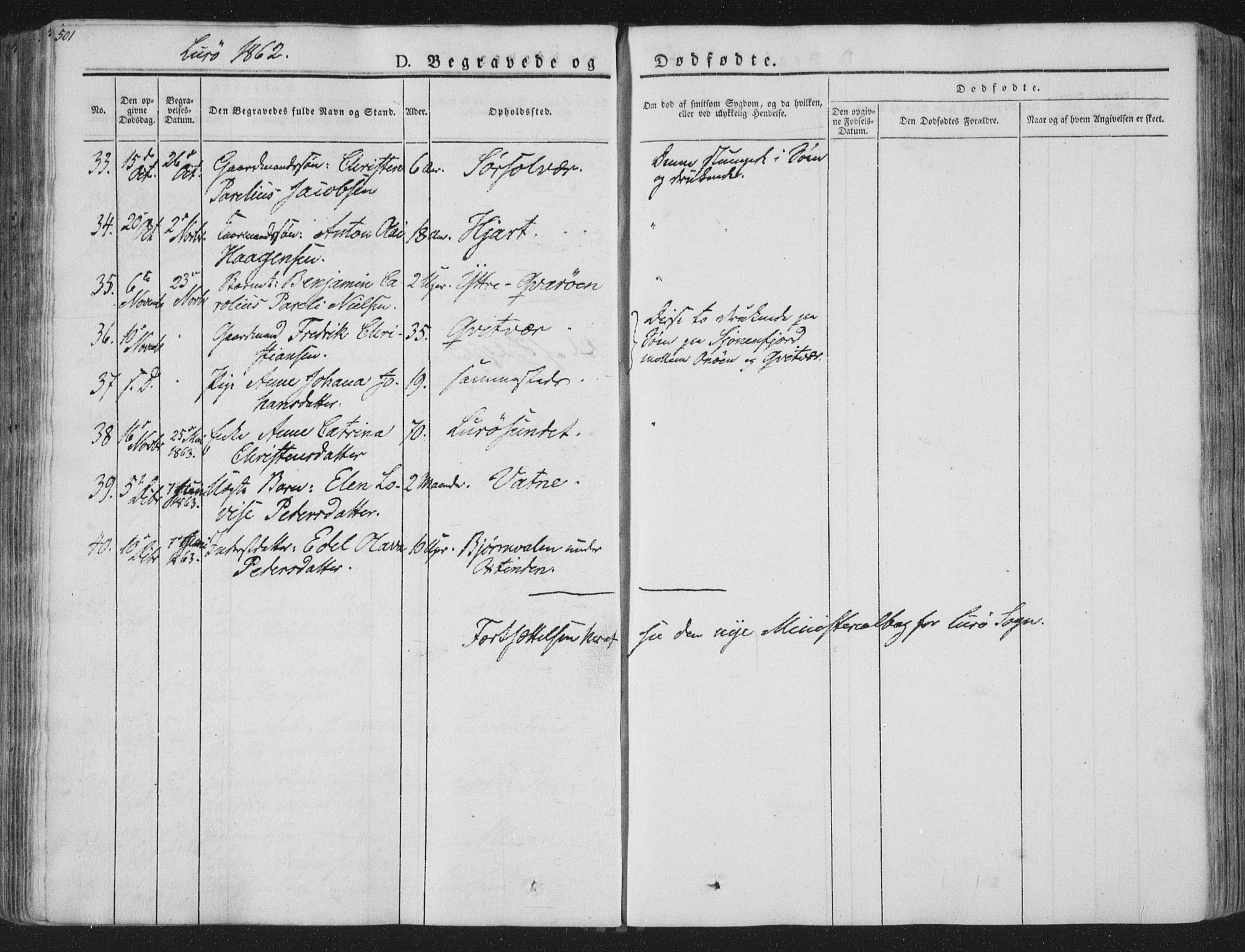 Ministerialprotokoller, klokkerbøker og fødselsregistre - Nordland, AV/SAT-A-1459/839/L0566: Parish register (official) no. 839A03, 1825-1862, p. 501