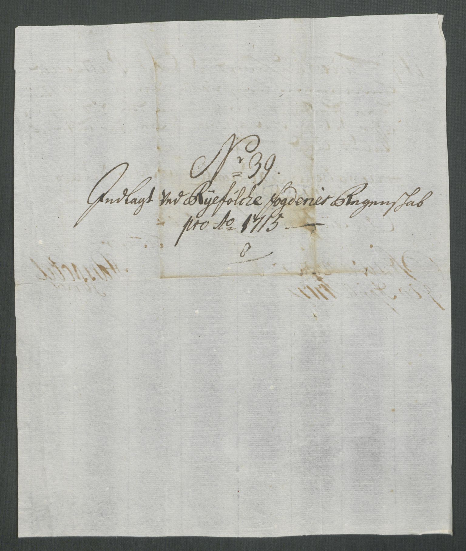 Rentekammeret inntil 1814, Reviderte regnskaper, Fogderegnskap, AV/RA-EA-4092/R47/L2868: Fogderegnskap Ryfylke, 1715, p. 279