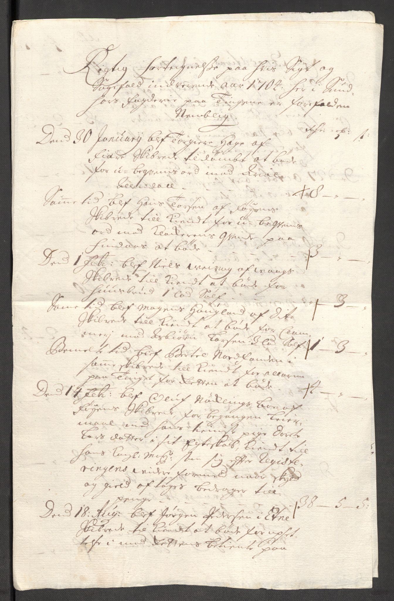 Rentekammeret inntil 1814, Reviderte regnskaper, Fogderegnskap, AV/RA-EA-4092/R48/L2982: Fogderegnskap Sunnhordland og Hardanger, 1704, p. 34