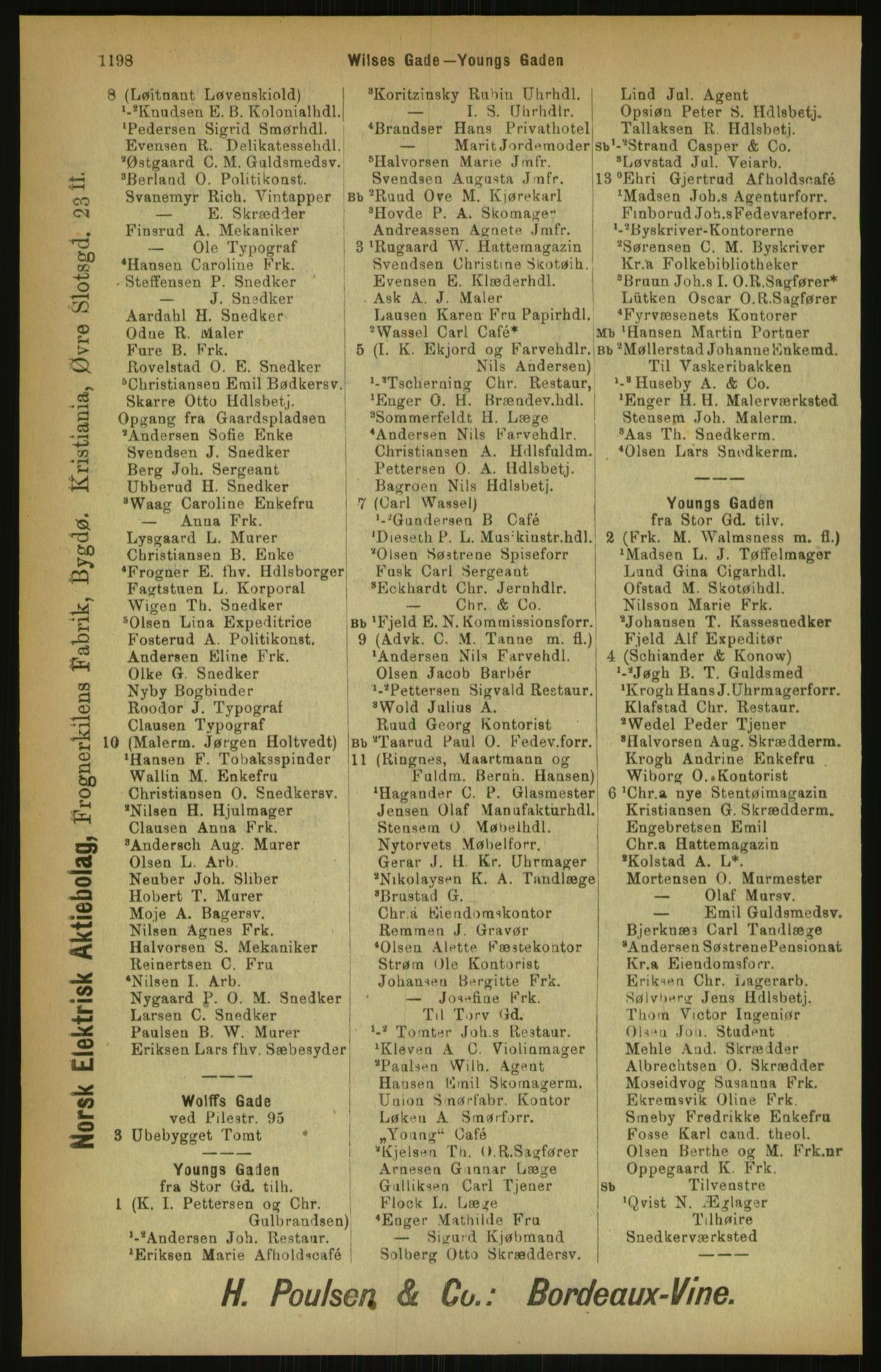 Kristiania/Oslo adressebok, PUBL/-, 1900, p. 1198