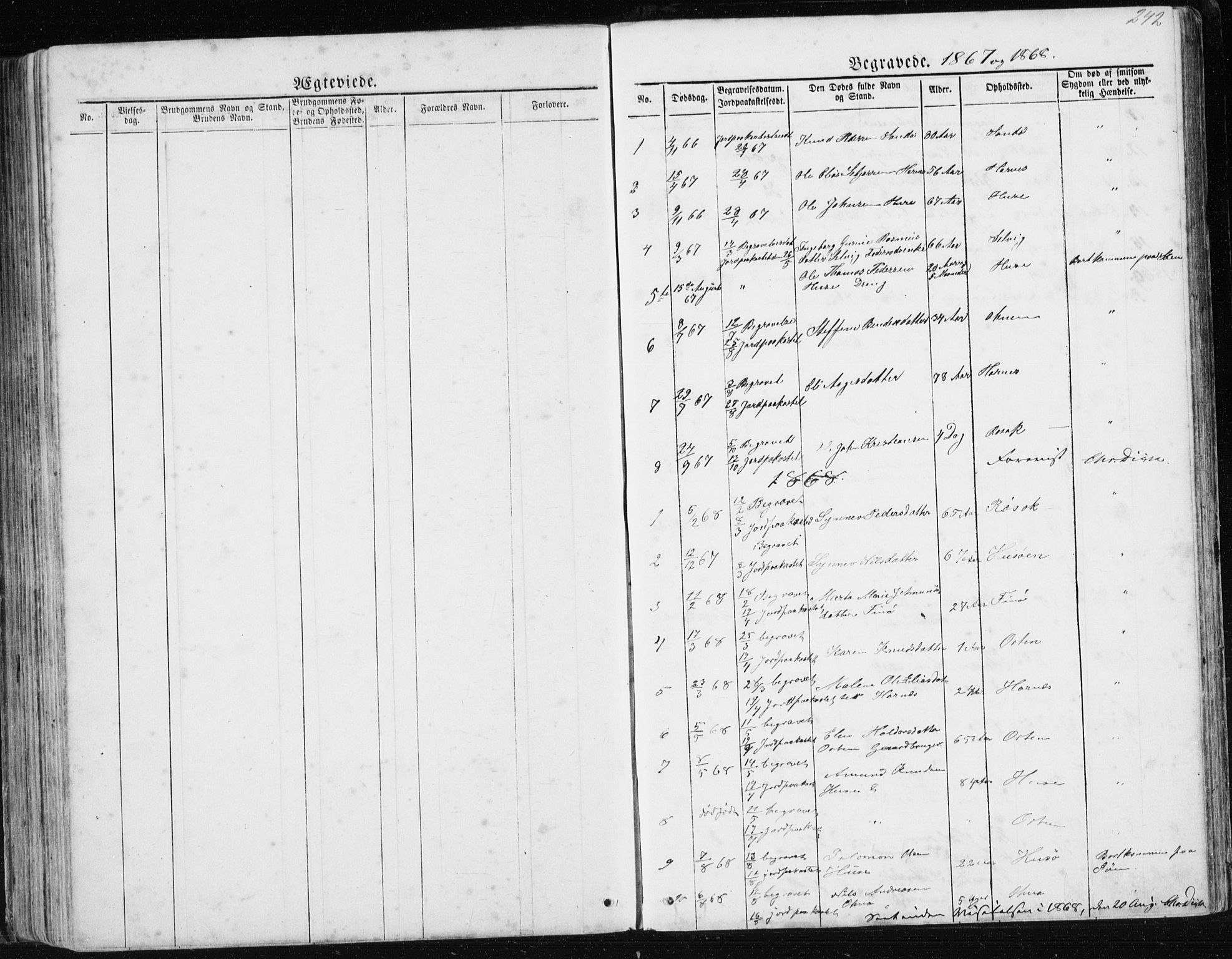 Ministerialprotokoller, klokkerbøker og fødselsregistre - Møre og Romsdal, AV/SAT-A-1454/561/L0732: Parish register (copy) no. 561C02, 1867-1900, p. 242