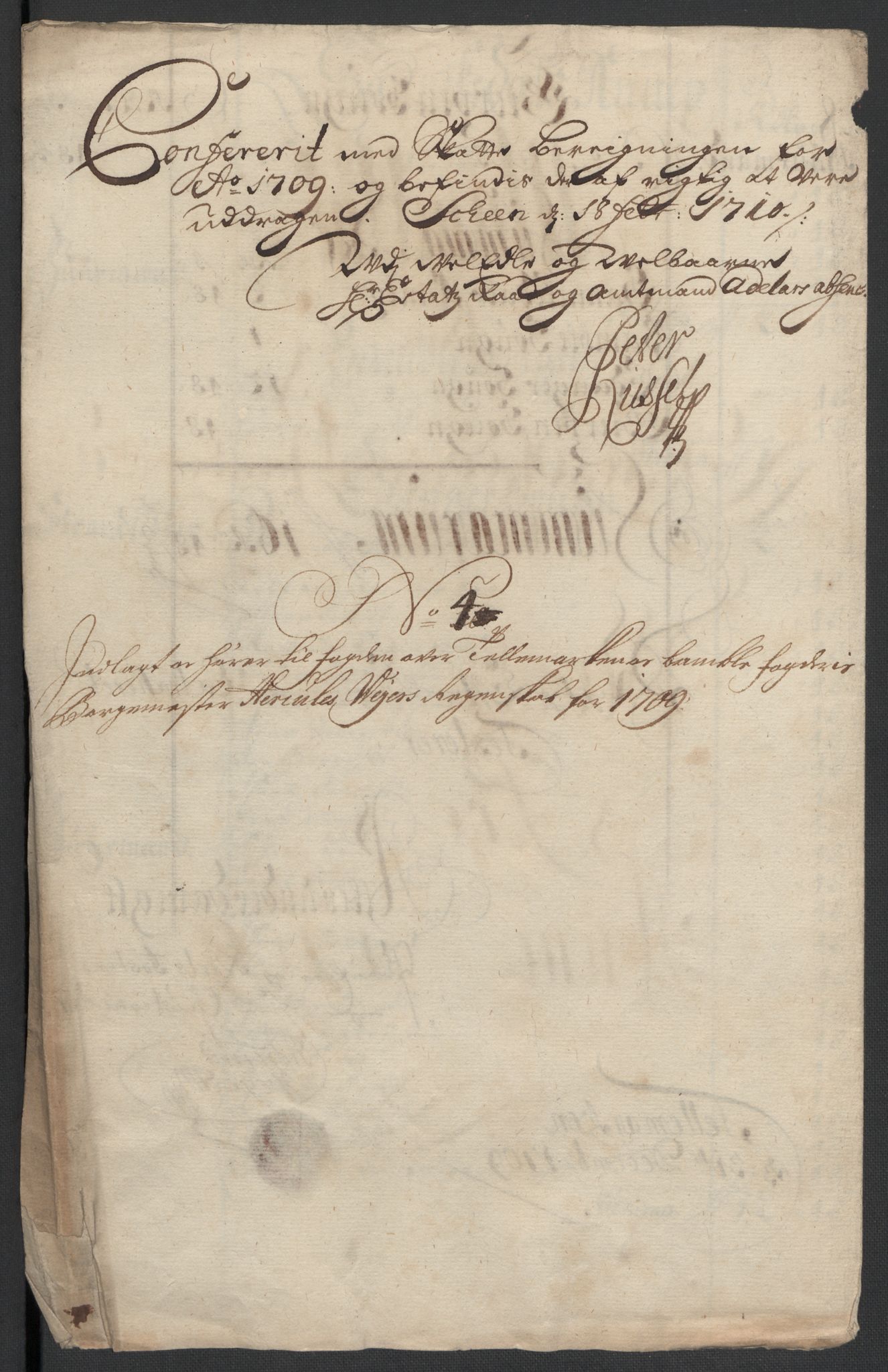 Rentekammeret inntil 1814, Reviderte regnskaper, Fogderegnskap, RA/EA-4092/R36/L2118: Fogderegnskap Øvre og Nedre Telemark og Bamble, 1708-1709, p. 193