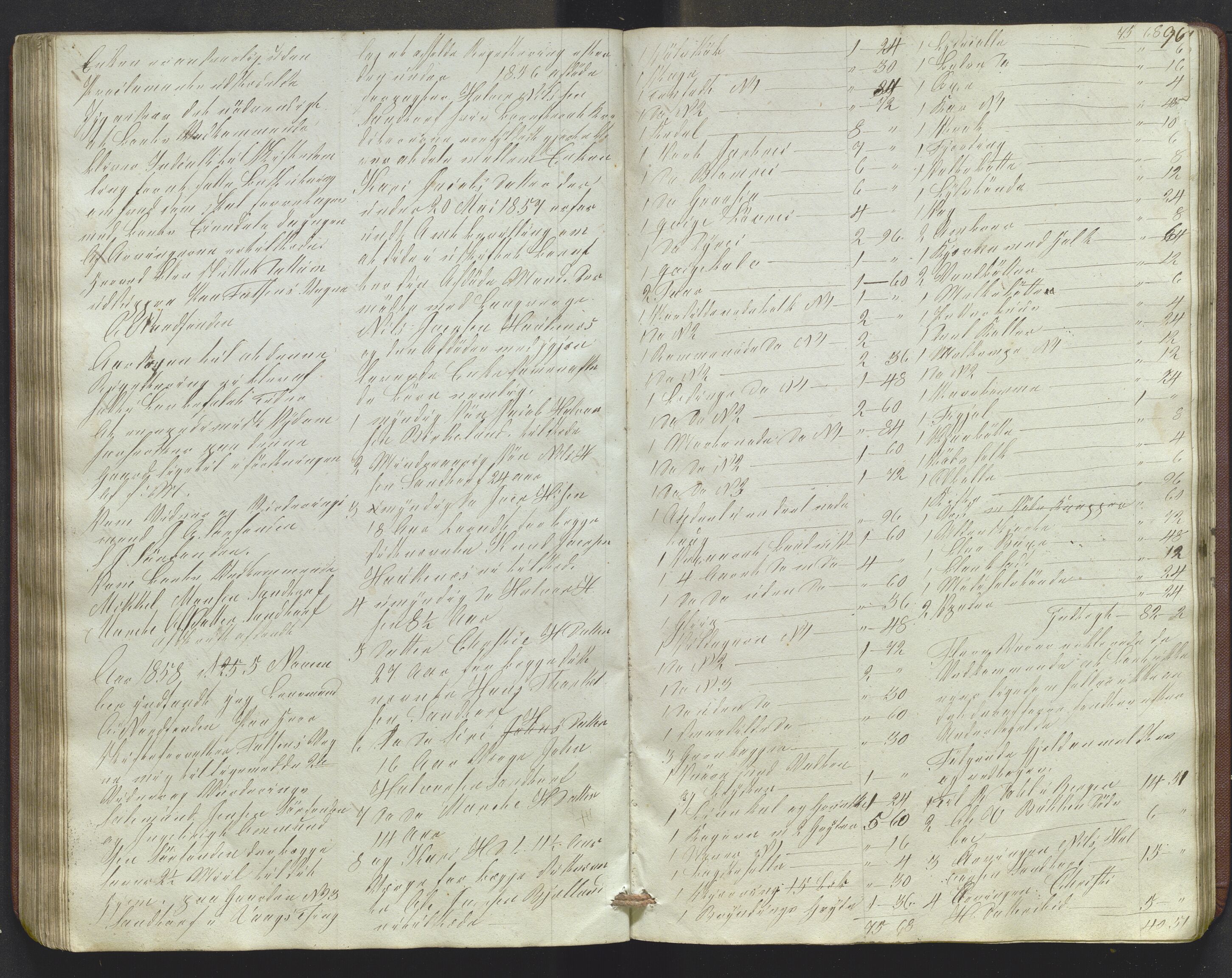 Lensmannen i Sund og Austevoll, AV/SAB-A-35201/0006/L0009: Registreringsprotokoll, 1848-1863, p. 95b-96a