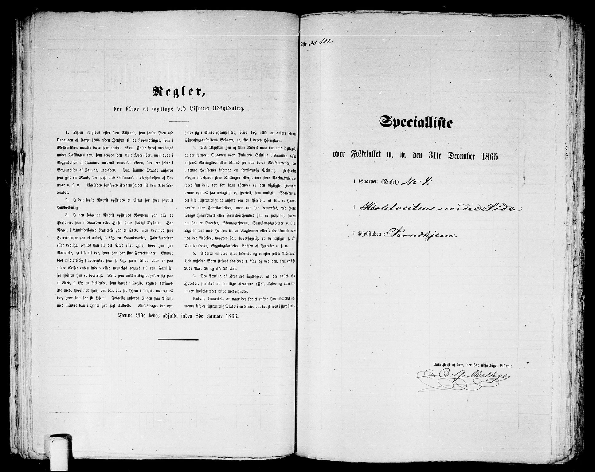 RA, 1865 census for Trondheim, 1865, p. 1252