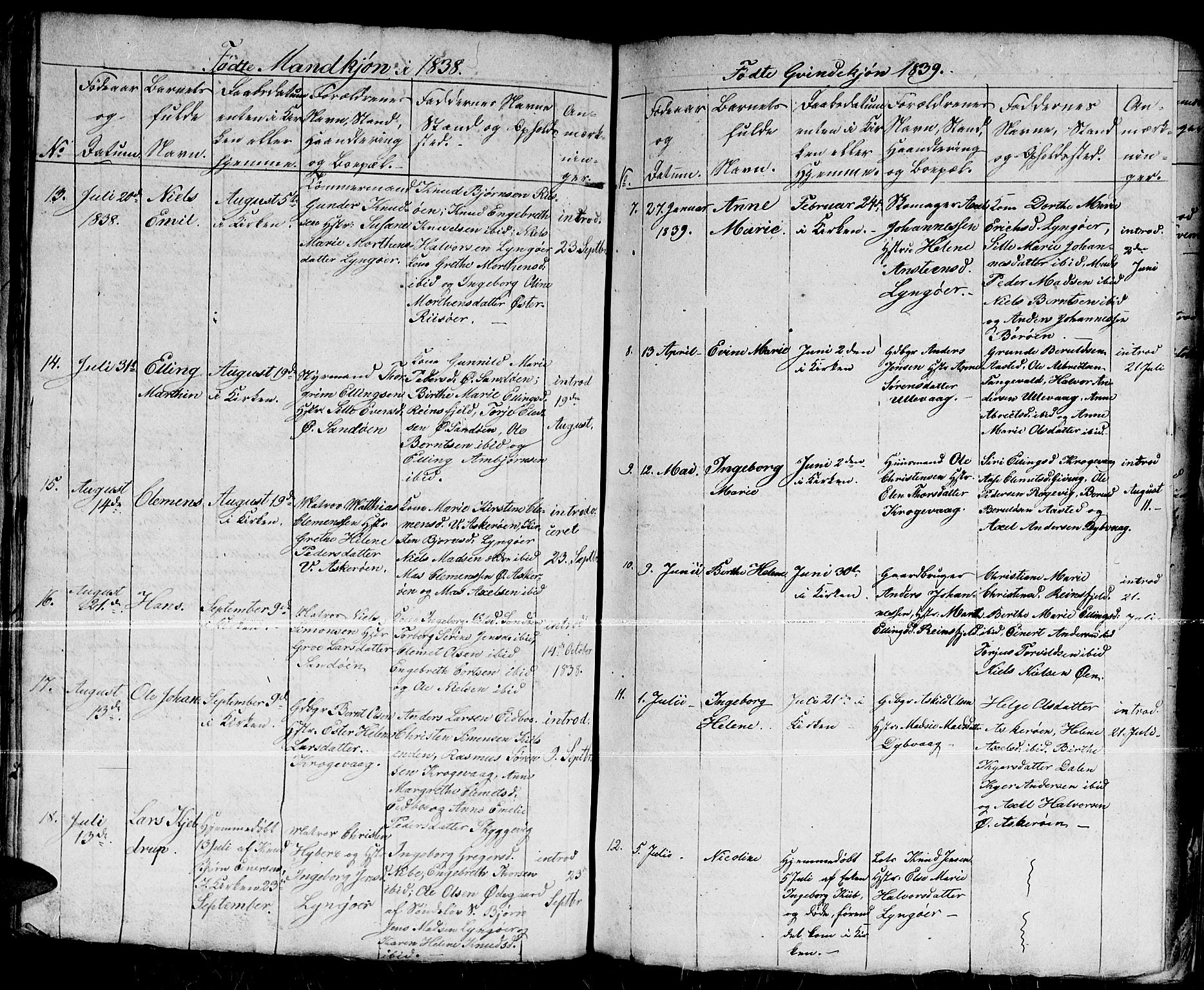 Dypvåg sokneprestkontor, AV/SAK-1111-0007/F/Fb/Fba/L0009: Parish register (copy) no. B 9, 1816-1842, p. 29