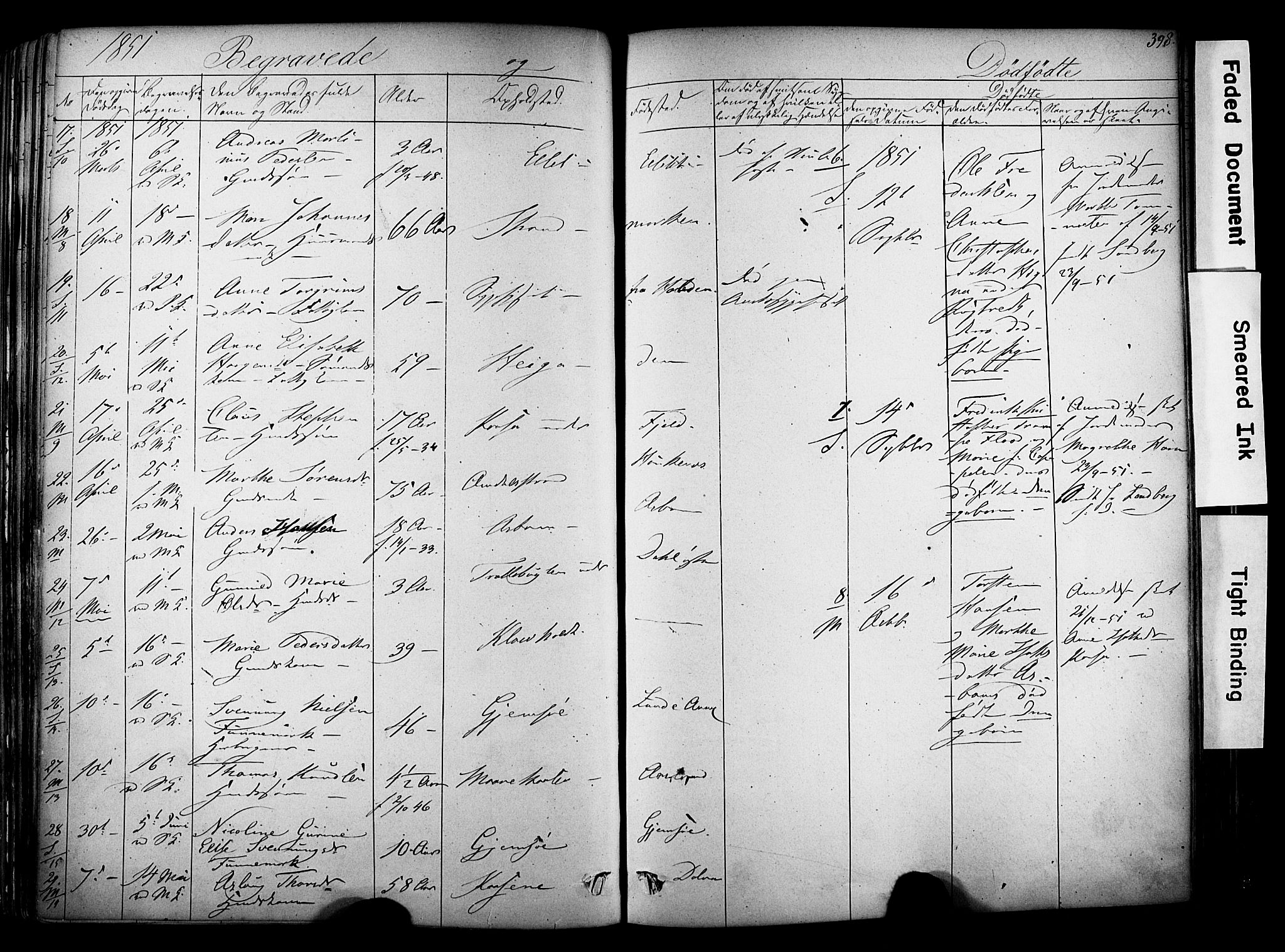 Solum kirkebøker, AV/SAKO-A-306/F/Fa/L0006: Parish register (official) no. I 6, 1844-1855, p. 398