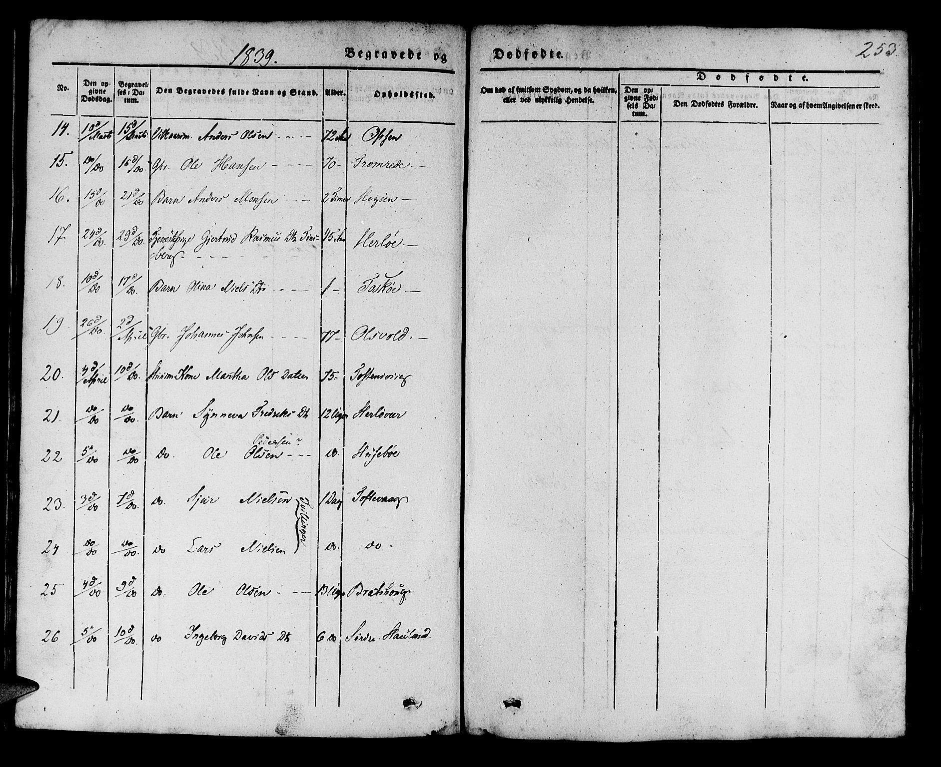 Manger sokneprestembete, SAB/A-76801/H/Haa: Parish register (official) no. A 5, 1839-1848, p. 253