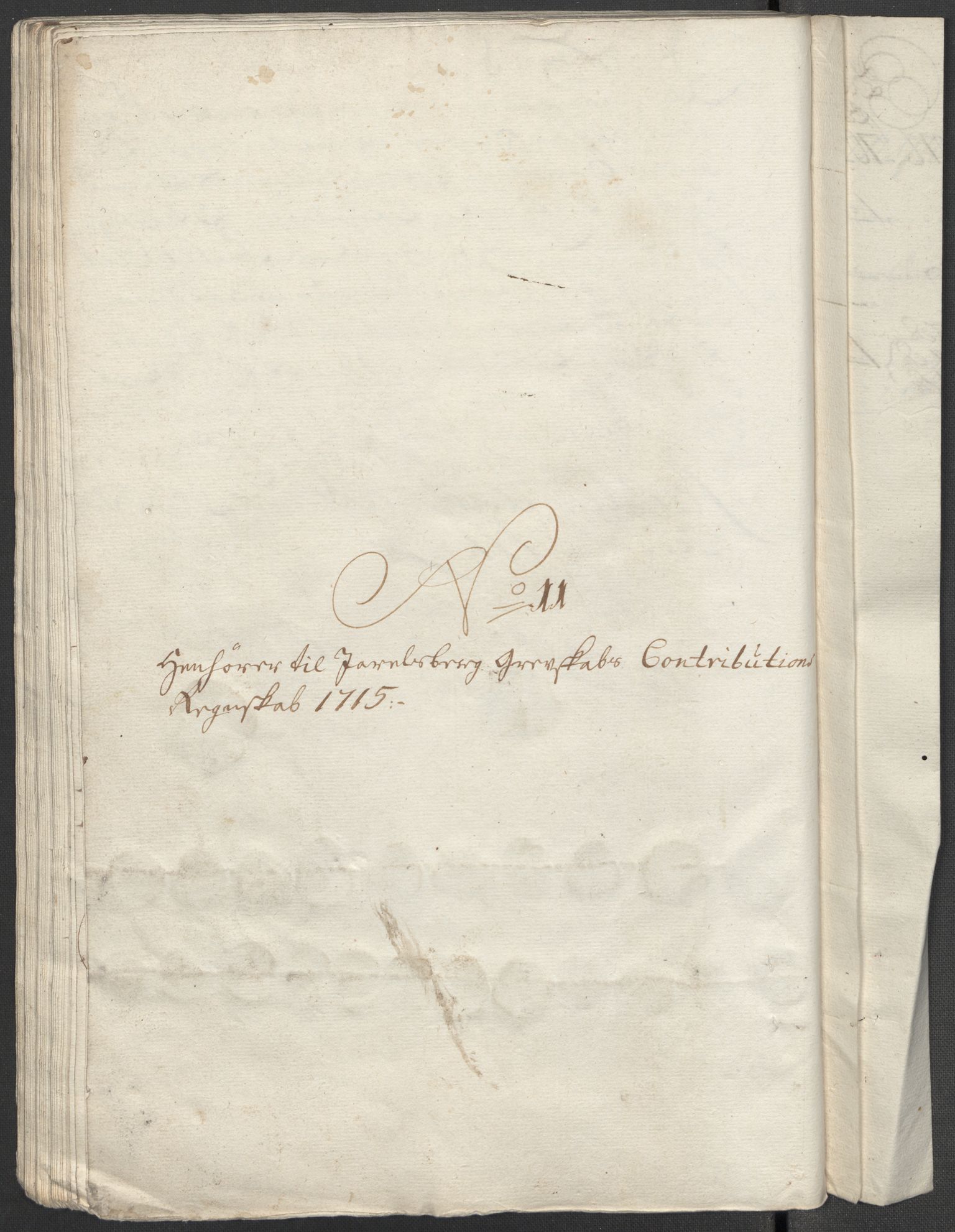 Rentekammeret inntil 1814, Reviderte regnskaper, Fogderegnskap, AV/RA-EA-4092/R32/L1879: Fogderegnskap Jarlsberg grevskap, 1714-1715, p. 454