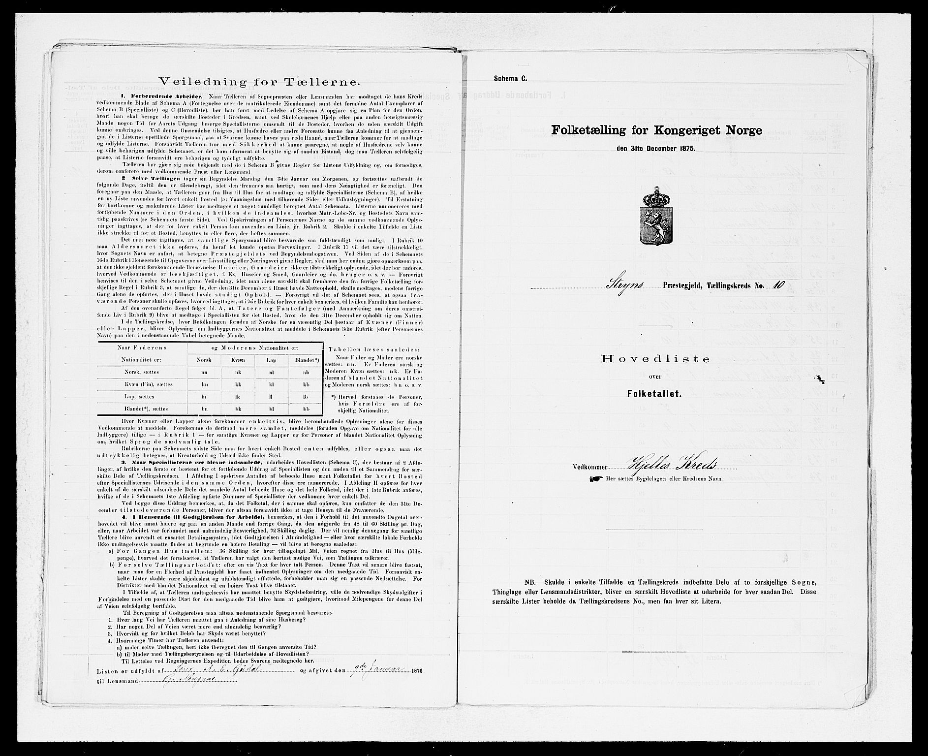 SAB, 1875 Census for 1448P Stryn, 1875, p. 25