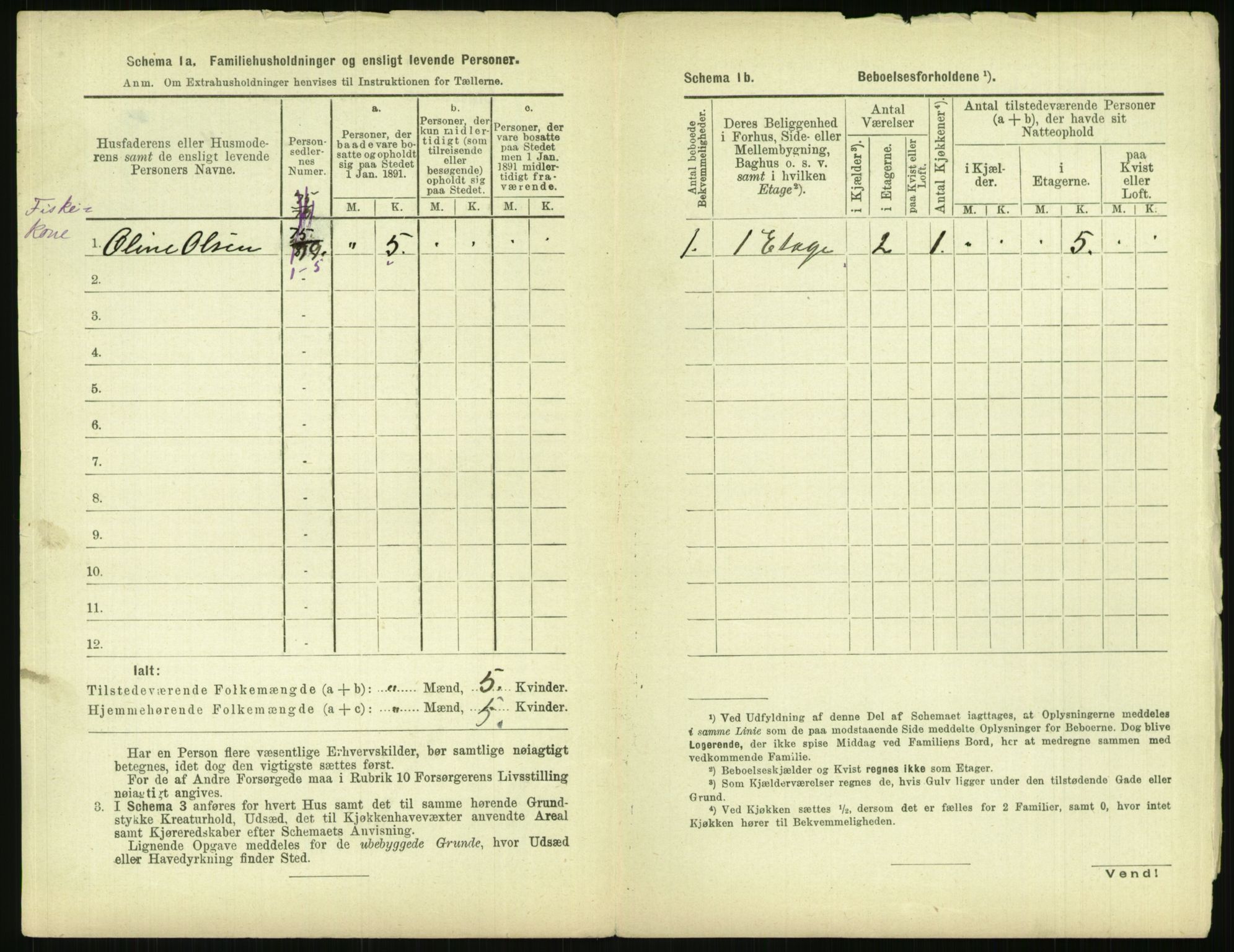 RA, 1891 census for 0301 Kristiania, 1891, p. 121473