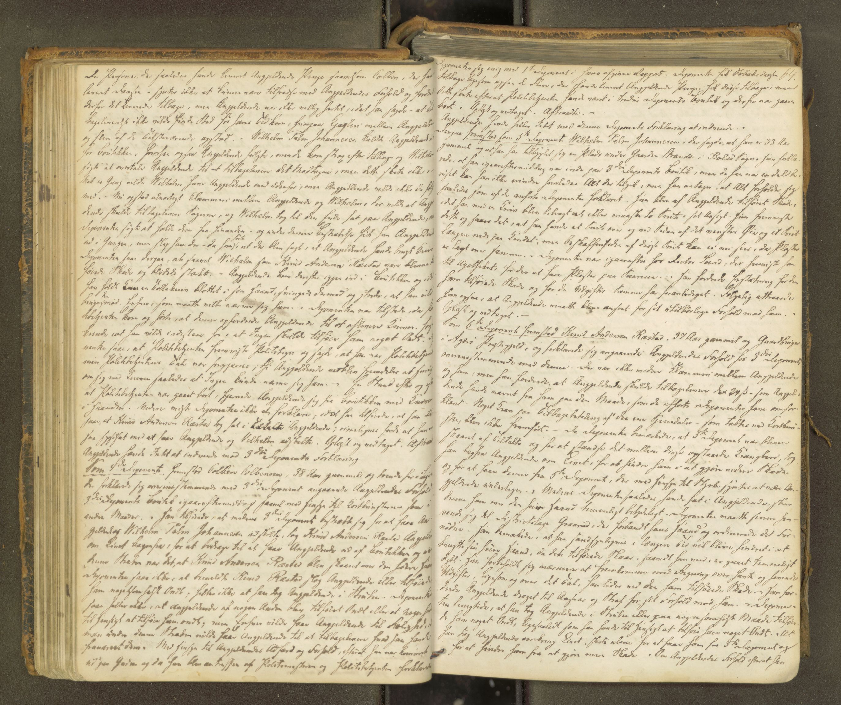 Molde byfogd, AV/SAT-A-0025/1/1A/L0010: Justisprotokoll, 1863-1869, p. 63b-64a