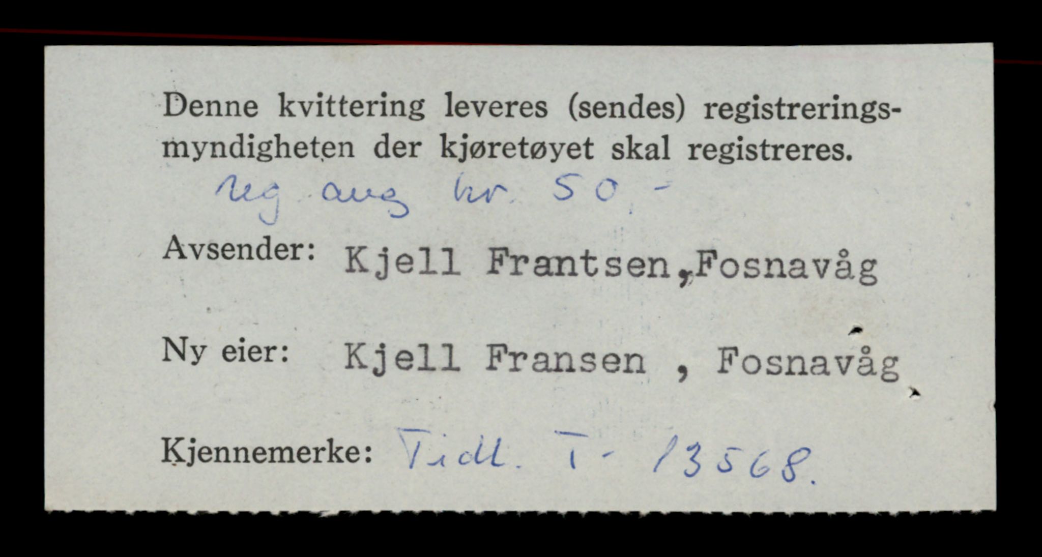 Møre og Romsdal vegkontor - Ålesund trafikkstasjon, SAT/A-4099/F/Fe/L0040: Registreringskort for kjøretøy T 13531 - T 13709, 1927-1998, p. 792