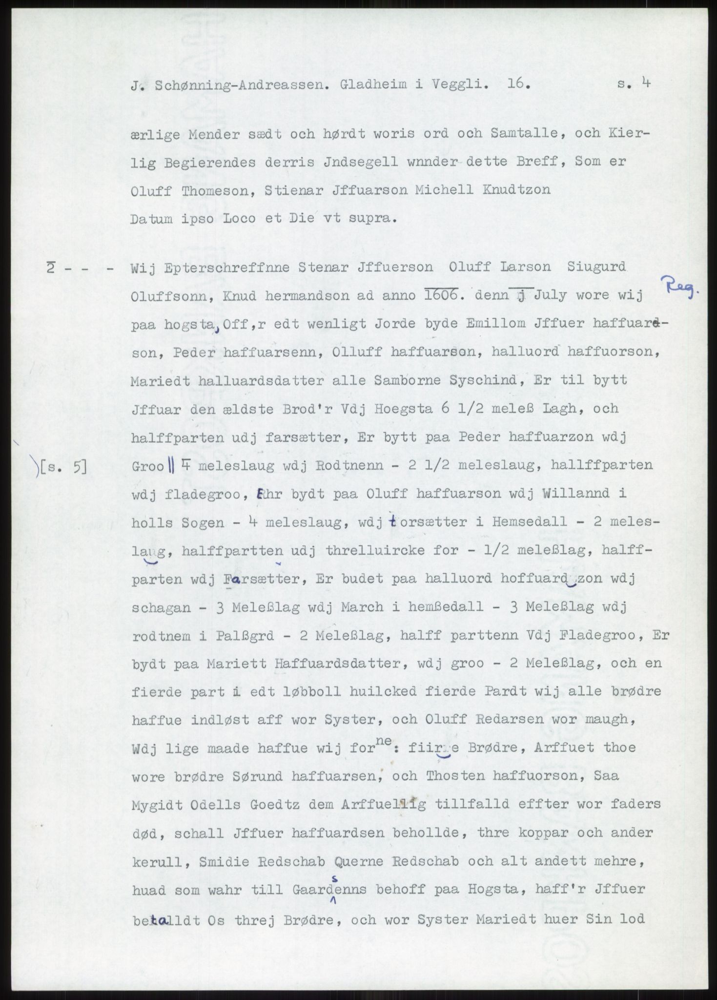 Samlinger til kildeutgivelse, Diplomavskriftsamlingen, AV/RA-EA-4053/H/Ha, p. 115