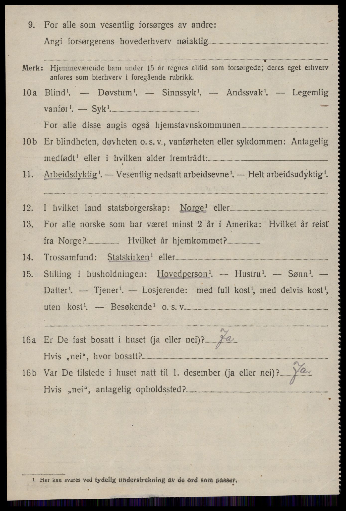 SAT, 1920 census for Ørskog, 1920, p. 3609