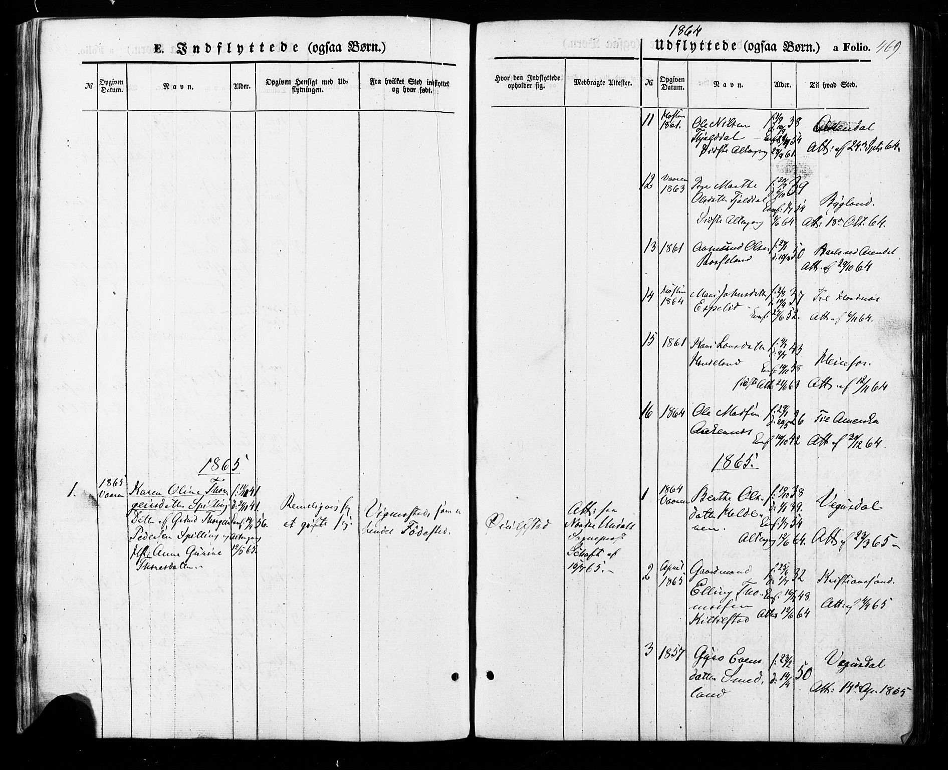 Åseral sokneprestkontor, SAK/1111-0051/F/Fa/L0002: Parish register (official) no. A 2, 1854-1884, p. 469