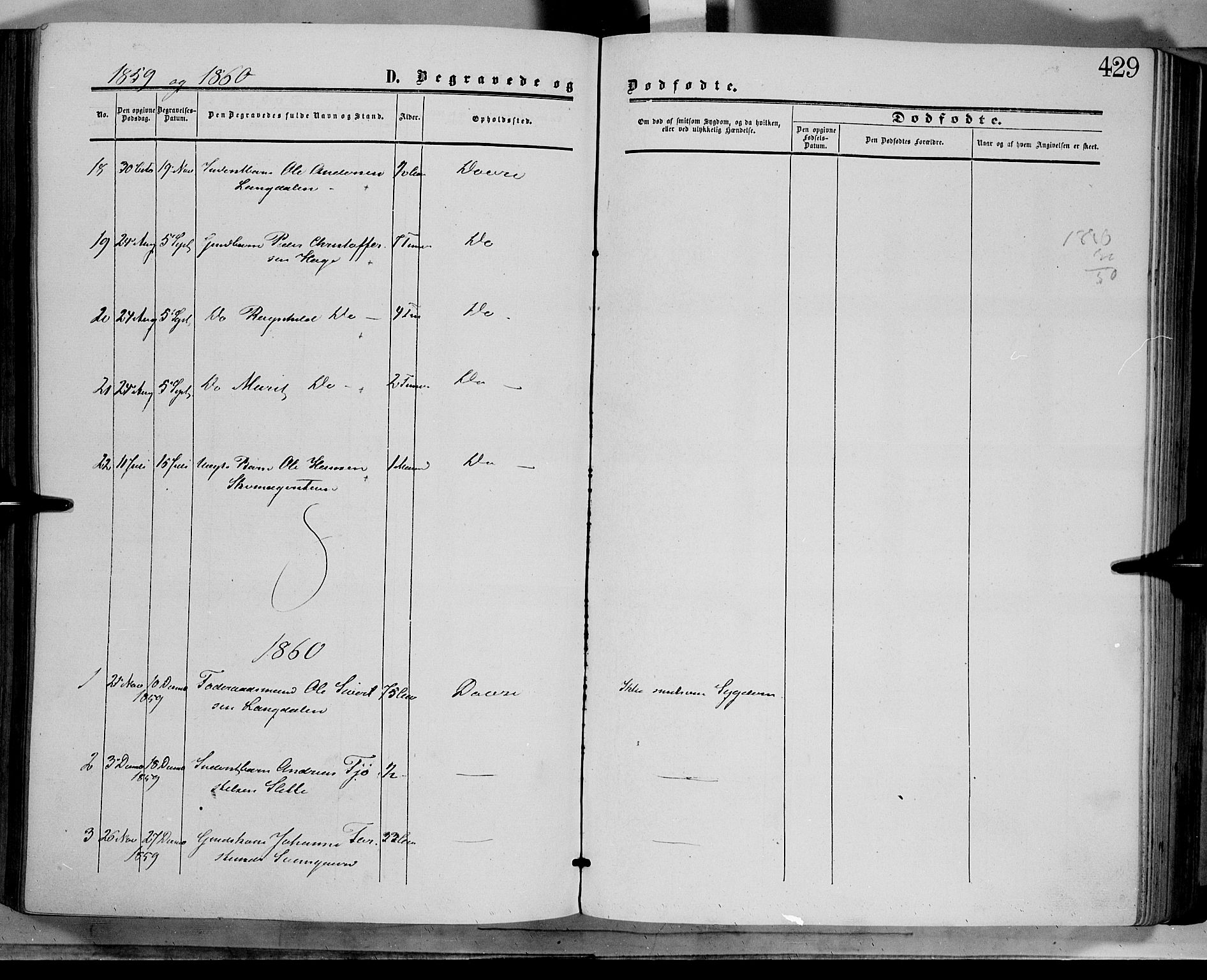 Dovre prestekontor, AV/SAH-PREST-066/H/Ha/Haa/L0001: Parish register (official) no. 1, 1854-1878, p. 429