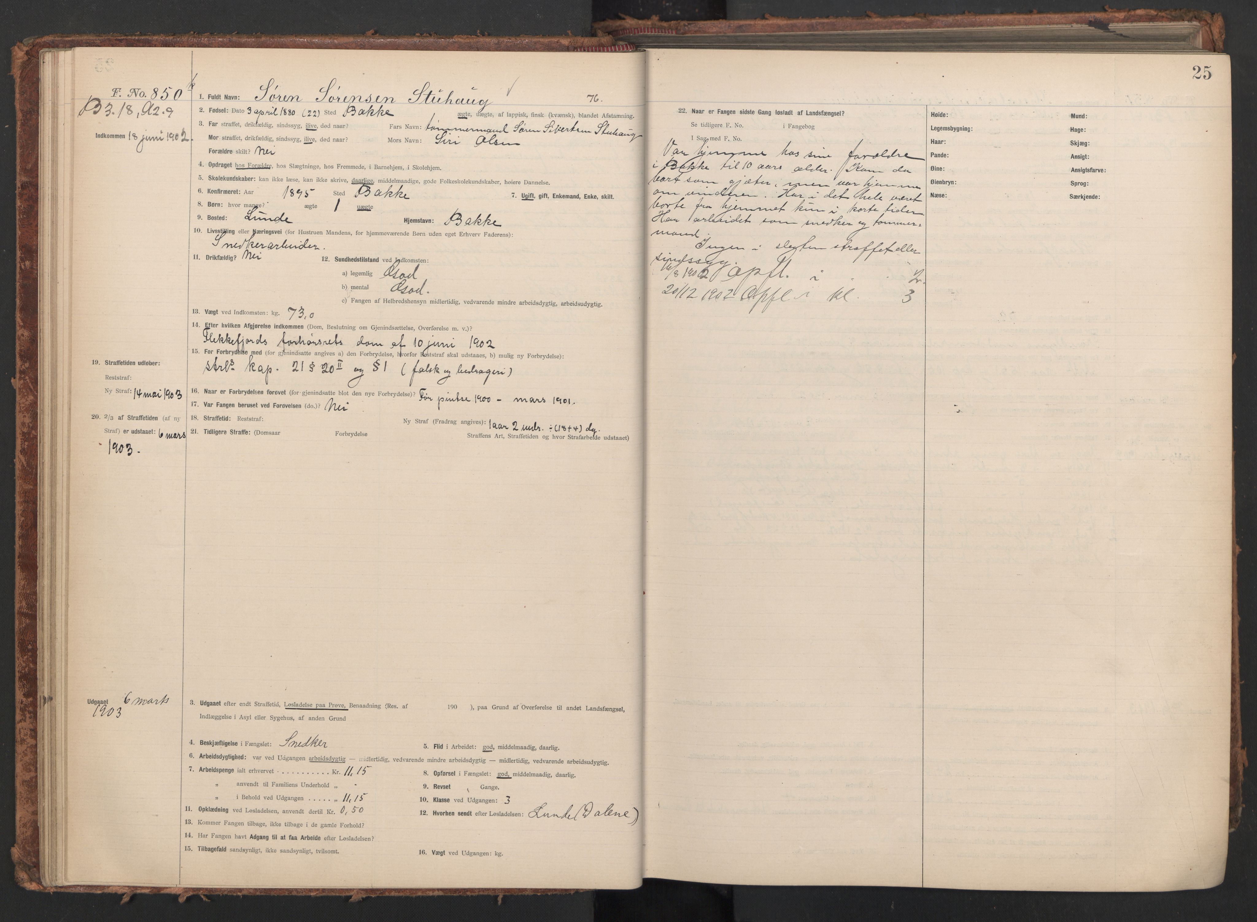 Botsfengslet, AV/RA-S-1539/D/Db/Dbb/L0037: 826k - 177l, 1902-1903, p. 25