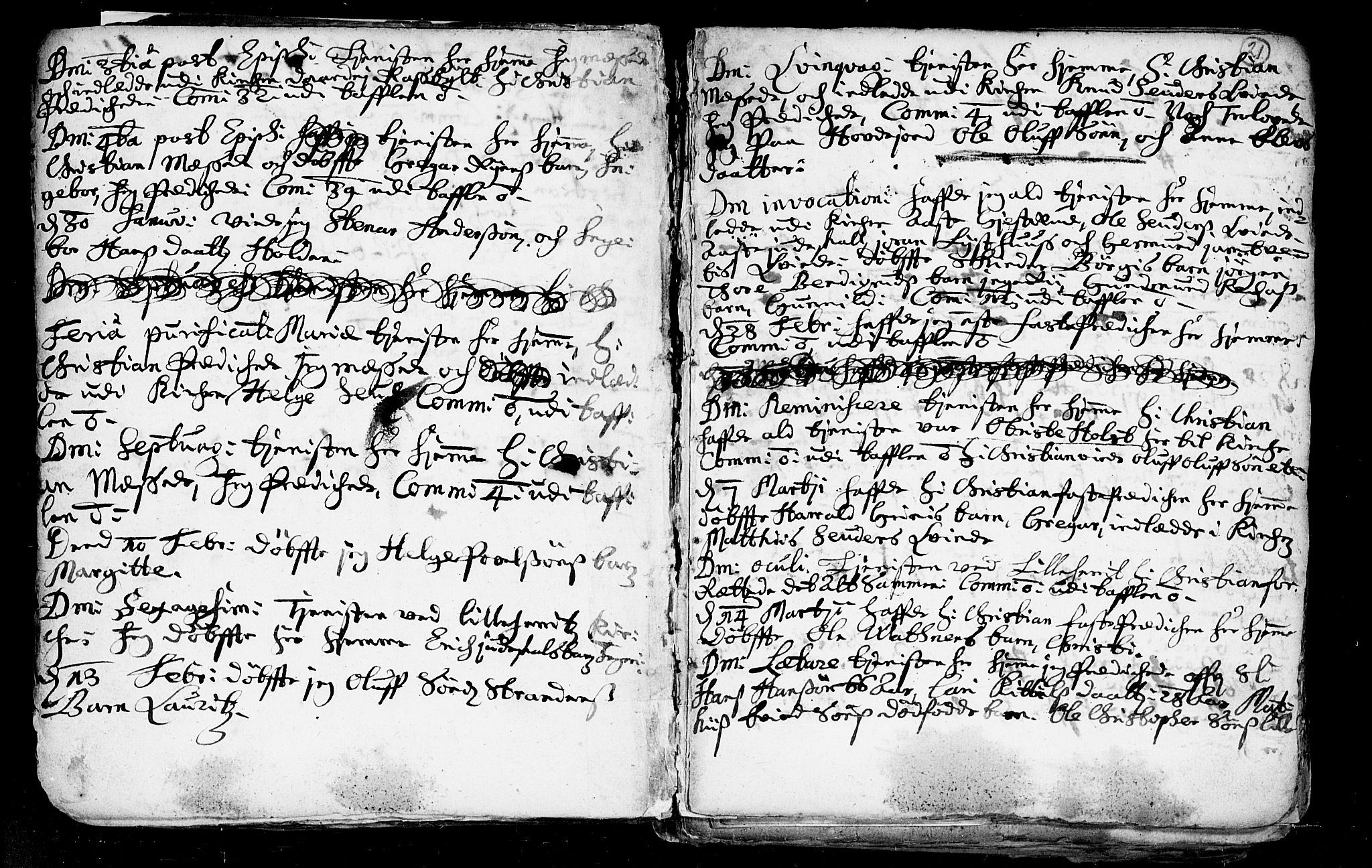 Heddal kirkebøker, SAKO/A-268/F/Fa/L0002: Parish register (official) no. I 2, 1699-1722, p. 21