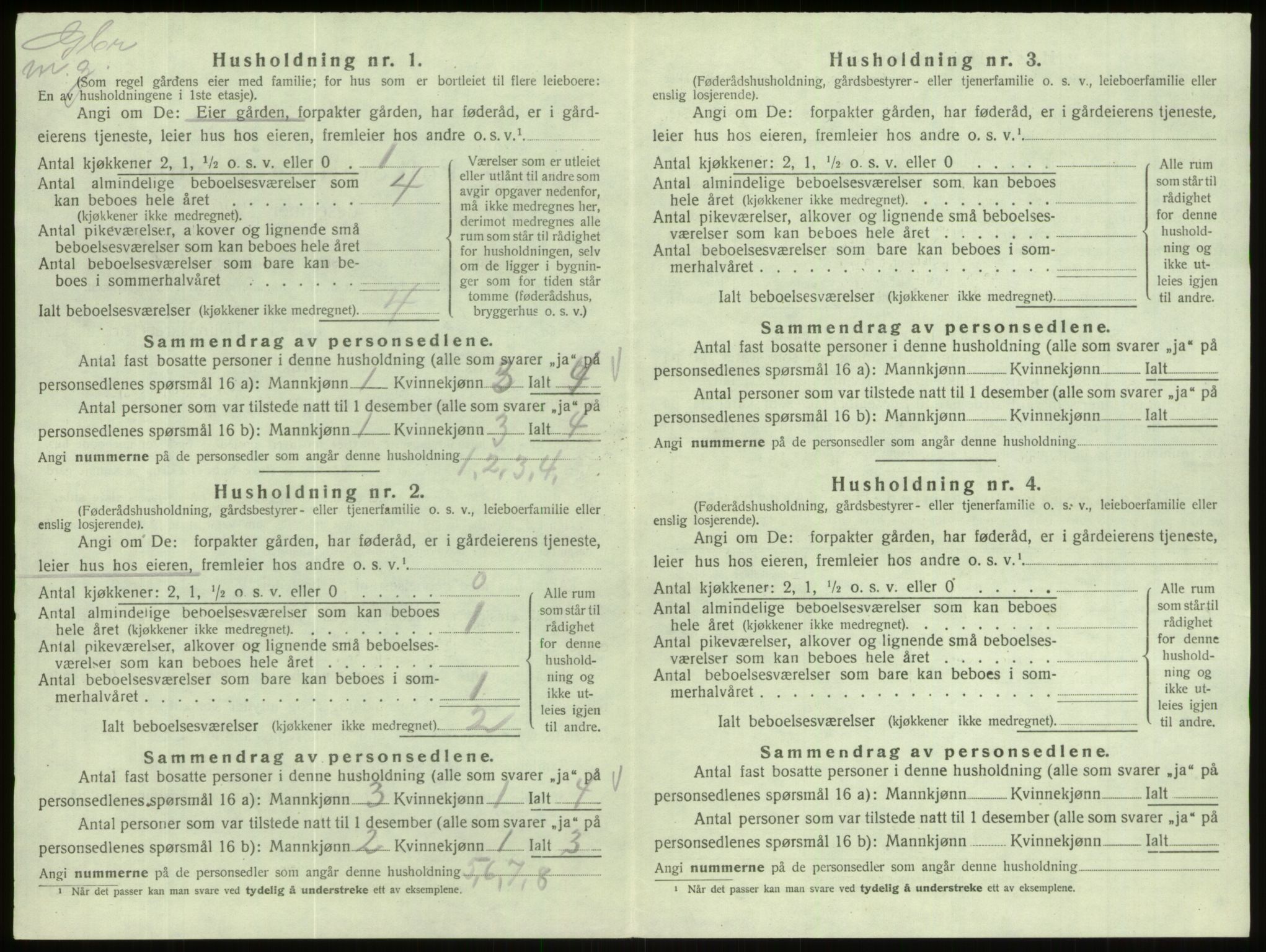 SAB, 1920 census for Eid, 1920, p. 169