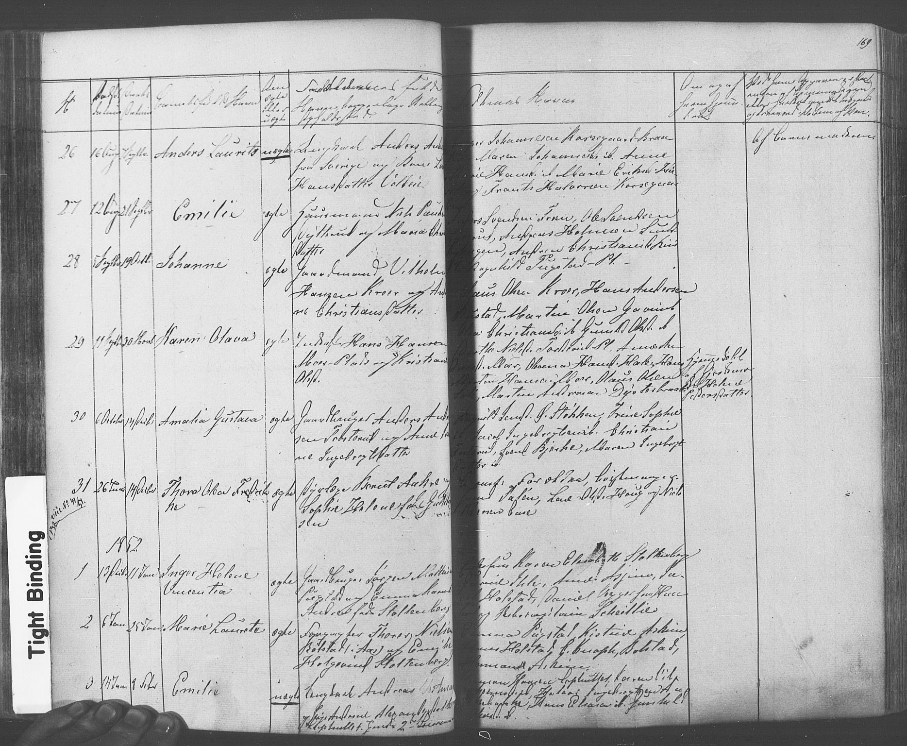 Ås prestekontor Kirkebøker, AV/SAO-A-10894/F/Fa/L0006: Parish register (official) no. I 6, 1841-1853, p. 168-169