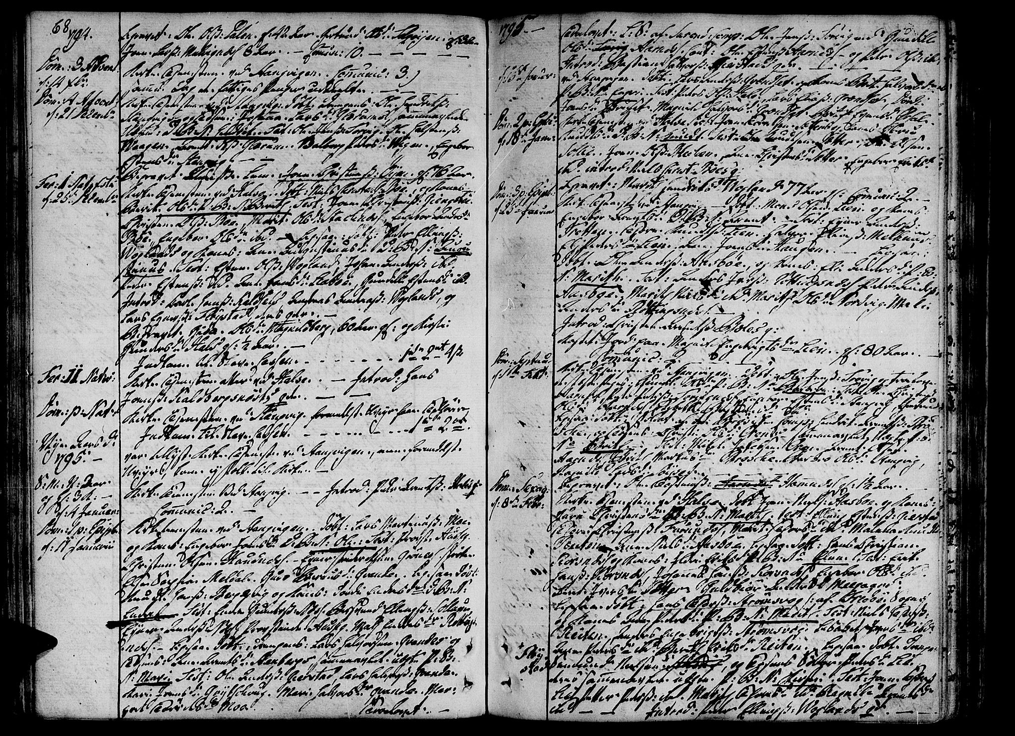 Ministerialprotokoller, klokkerbøker og fødselsregistre - Møre og Romsdal, SAT/A-1454/592/L1022: Parish register (official) no. 592A01, 1784-1819, p. 68
