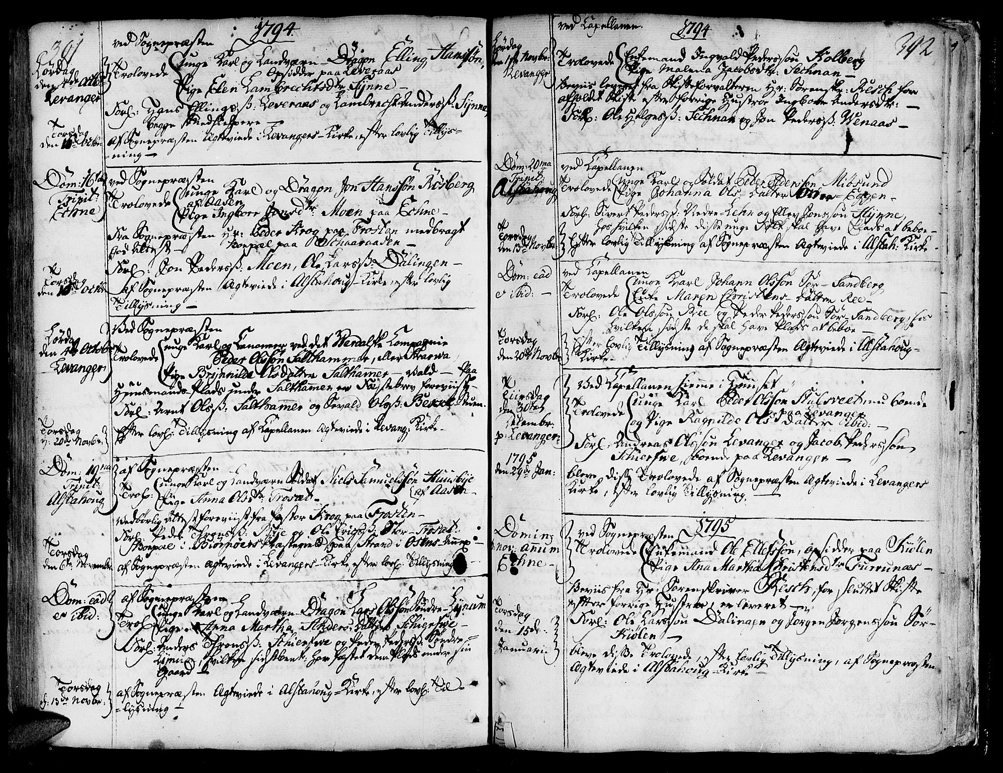 Ministerialprotokoller, klokkerbøker og fødselsregistre - Nord-Trøndelag, SAT/A-1458/717/L0141: Parish register (official) no. 717A01, 1747-1803, p. 391-392