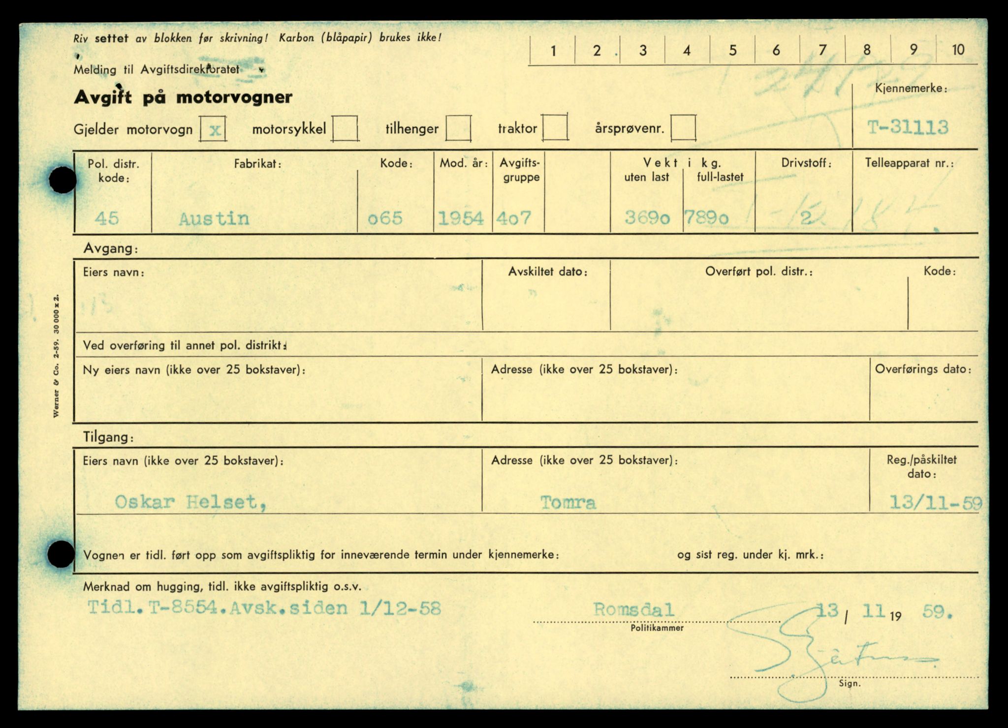 Møre og Romsdal vegkontor - Ålesund trafikkstasjon, AV/SAT-A-4099/F/Fe/L0032: Registreringskort for kjøretøy T 11997 - T 12149, 1927-1998, p. 213