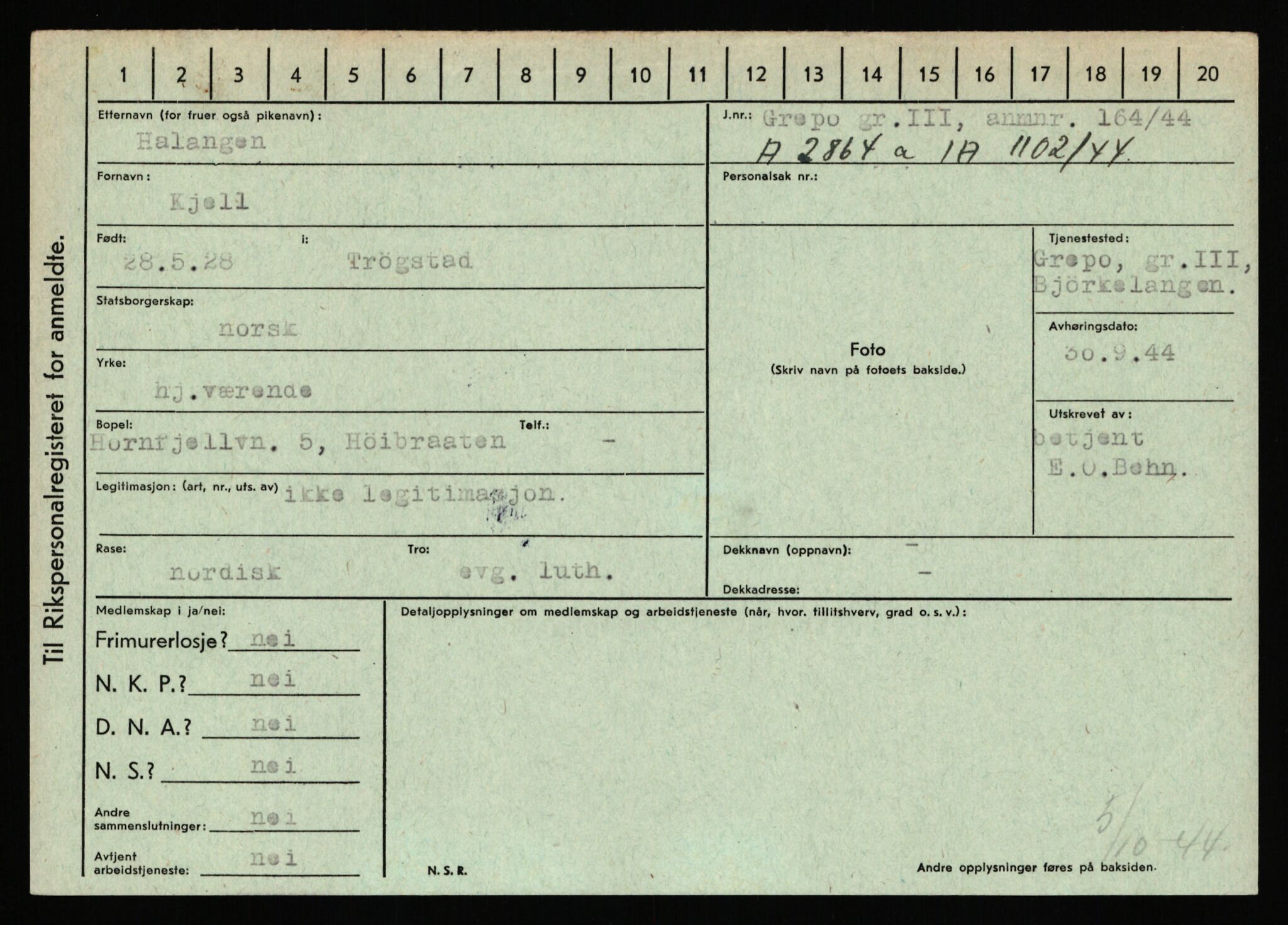 Statspolitiet - Hovedkontoret / Osloavdelingen, AV/RA-S-1329/C/Ca/L0005: Furali - Hamula, 1943-1945, p. 4215