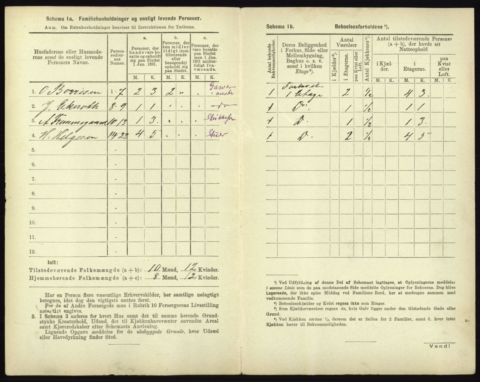 RA, 1891 census for 0101 Fredrikshald, 1891, p. 1471