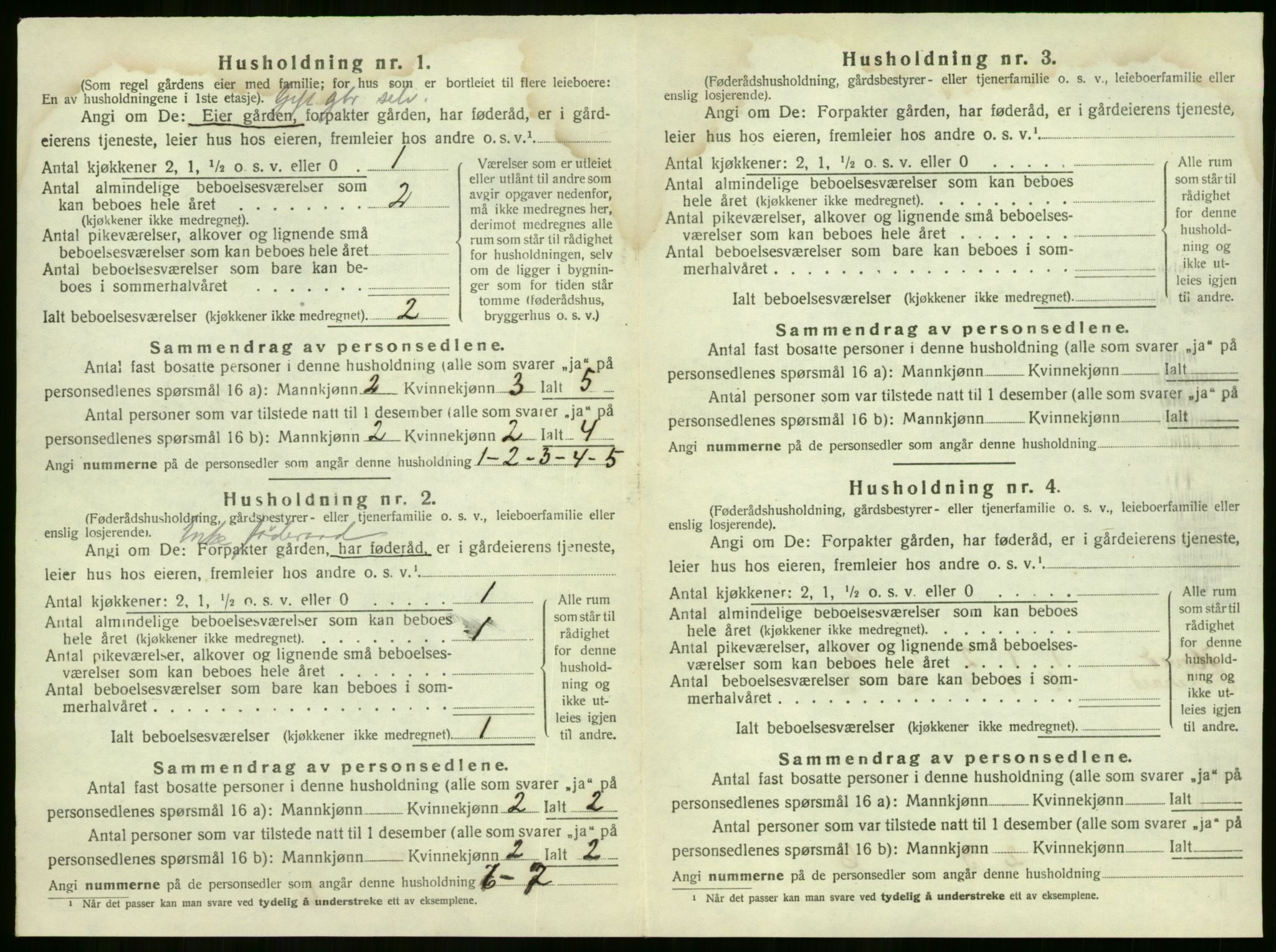 SAKO, 1920 census for Rollag, 1920, p. 44