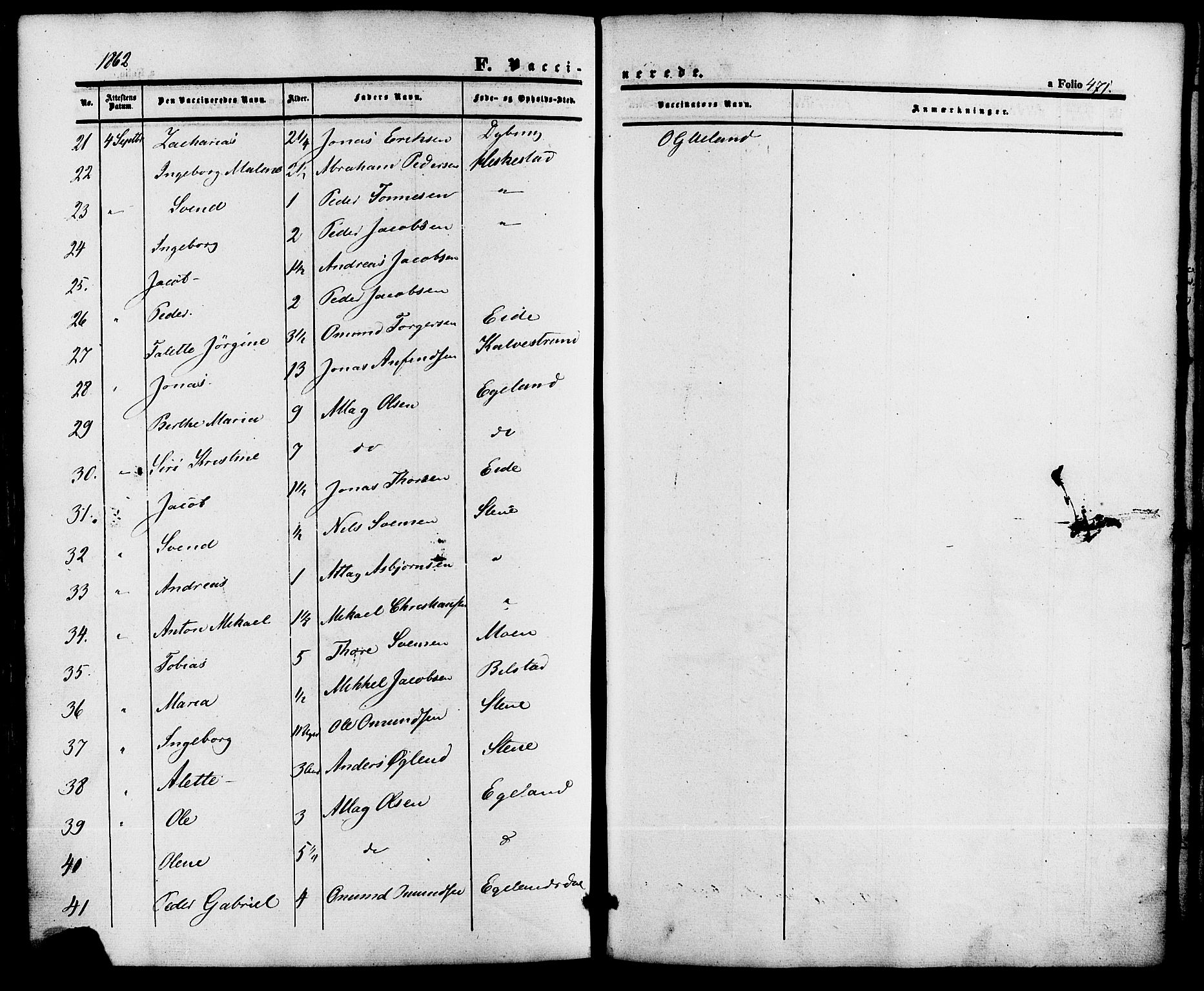 Lund sokneprestkontor, AV/SAST-A-101809/S06/L0010: Parish register (official) no. A 9, 1854-1886, p. 471