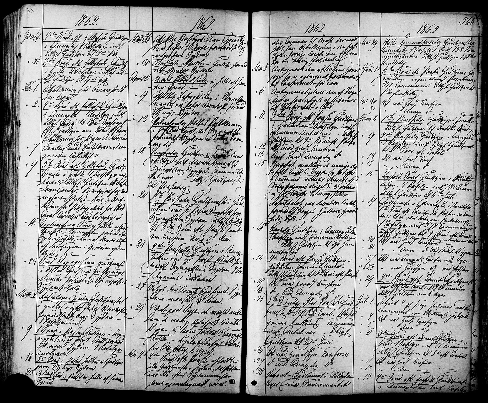 Ministerialprotokoller, klokkerbøker og fødselsregistre - Sør-Trøndelag, SAT/A-1456/665/L0772: Parish register (official) no. 665A07, 1856-1878, p. 565