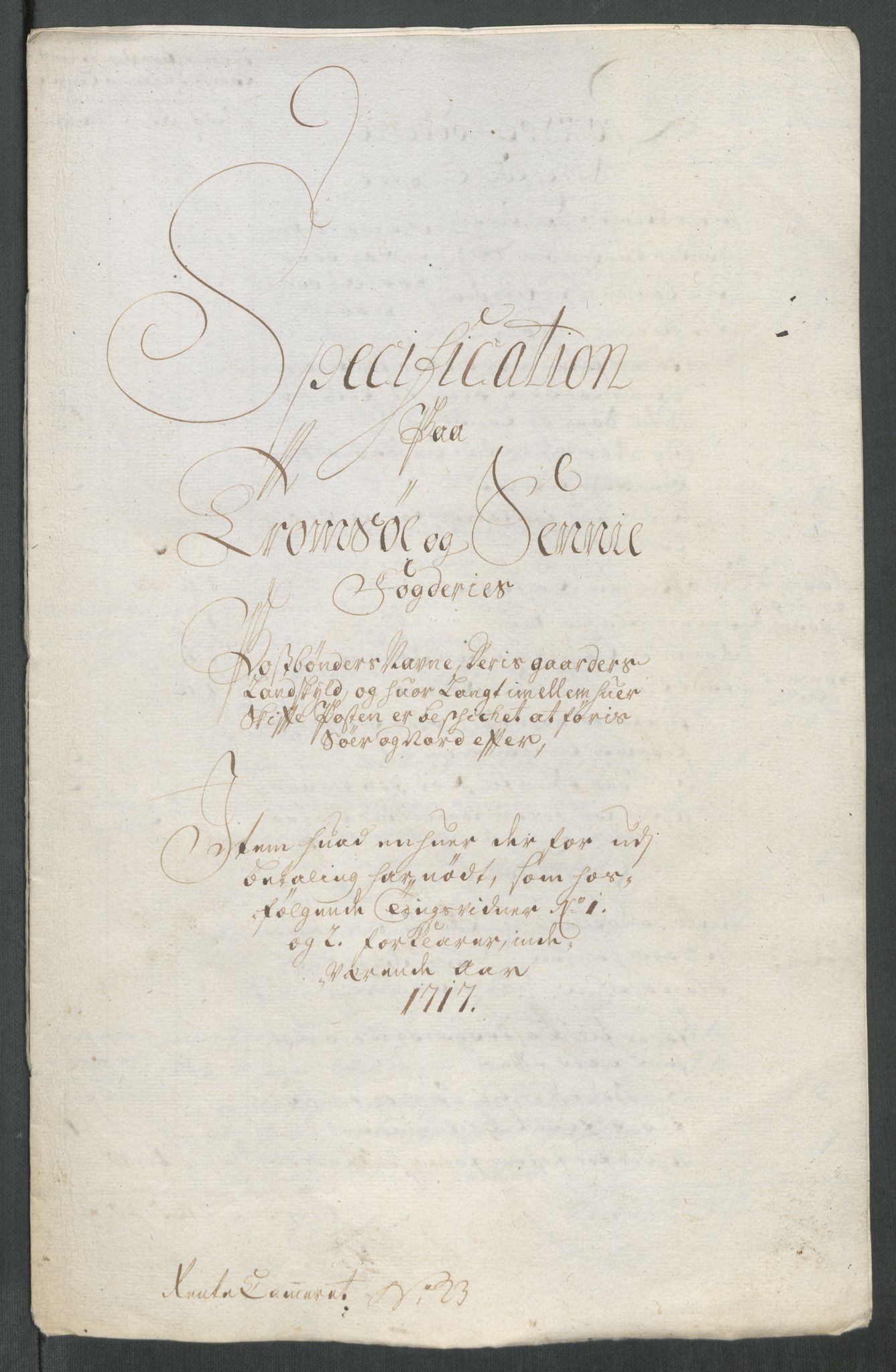 Rentekammeret inntil 1814, Reviderte regnskaper, Fogderegnskap, RA/EA-4092/R68/L4763: Fogderegnskap Senja og Troms, 1717, p. 384