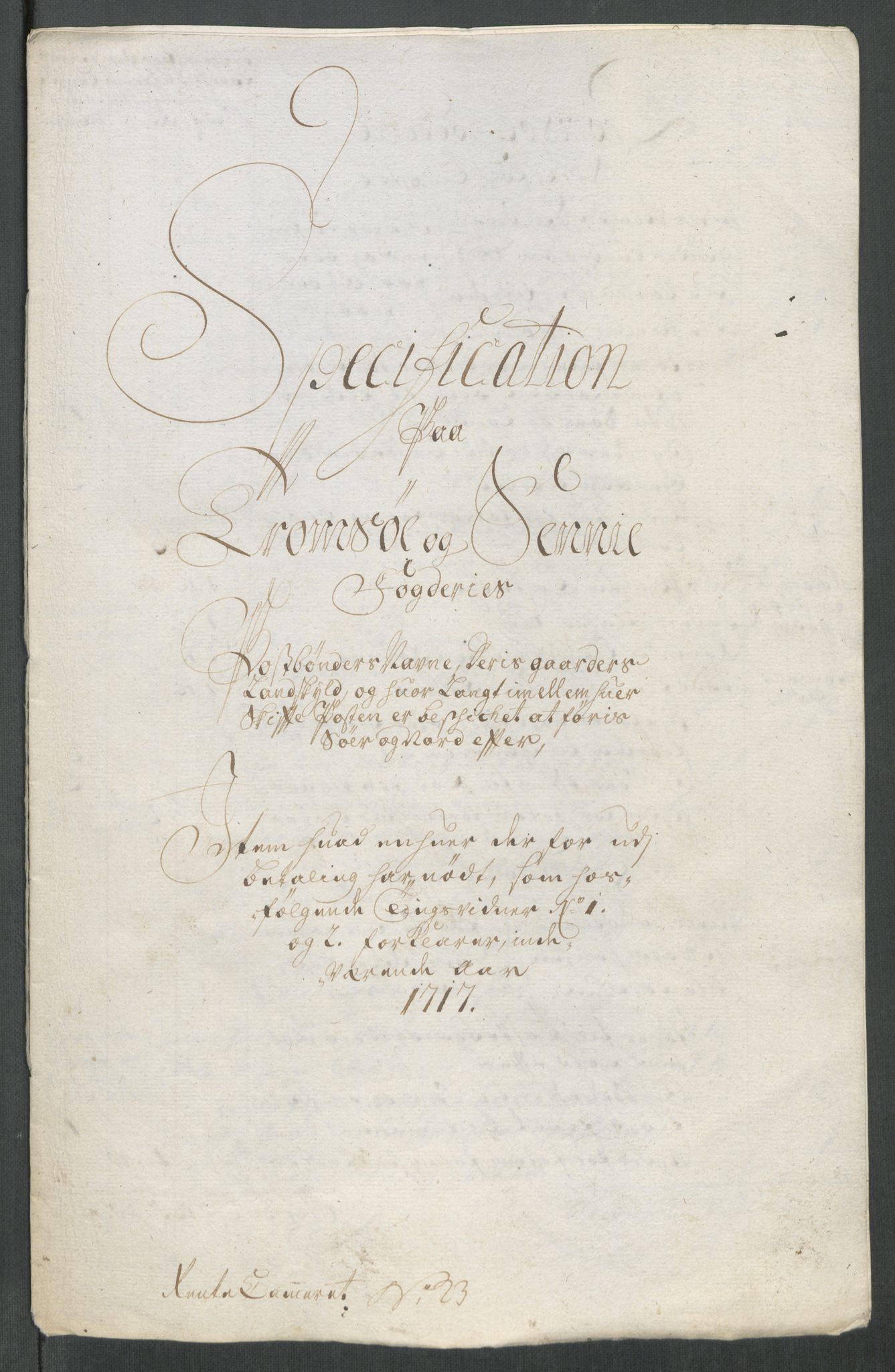 Rentekammeret inntil 1814, Reviderte regnskaper, Fogderegnskap, AV/RA-EA-4092/R68/L4763: Fogderegnskap Senja og Troms, 1717, p. 384