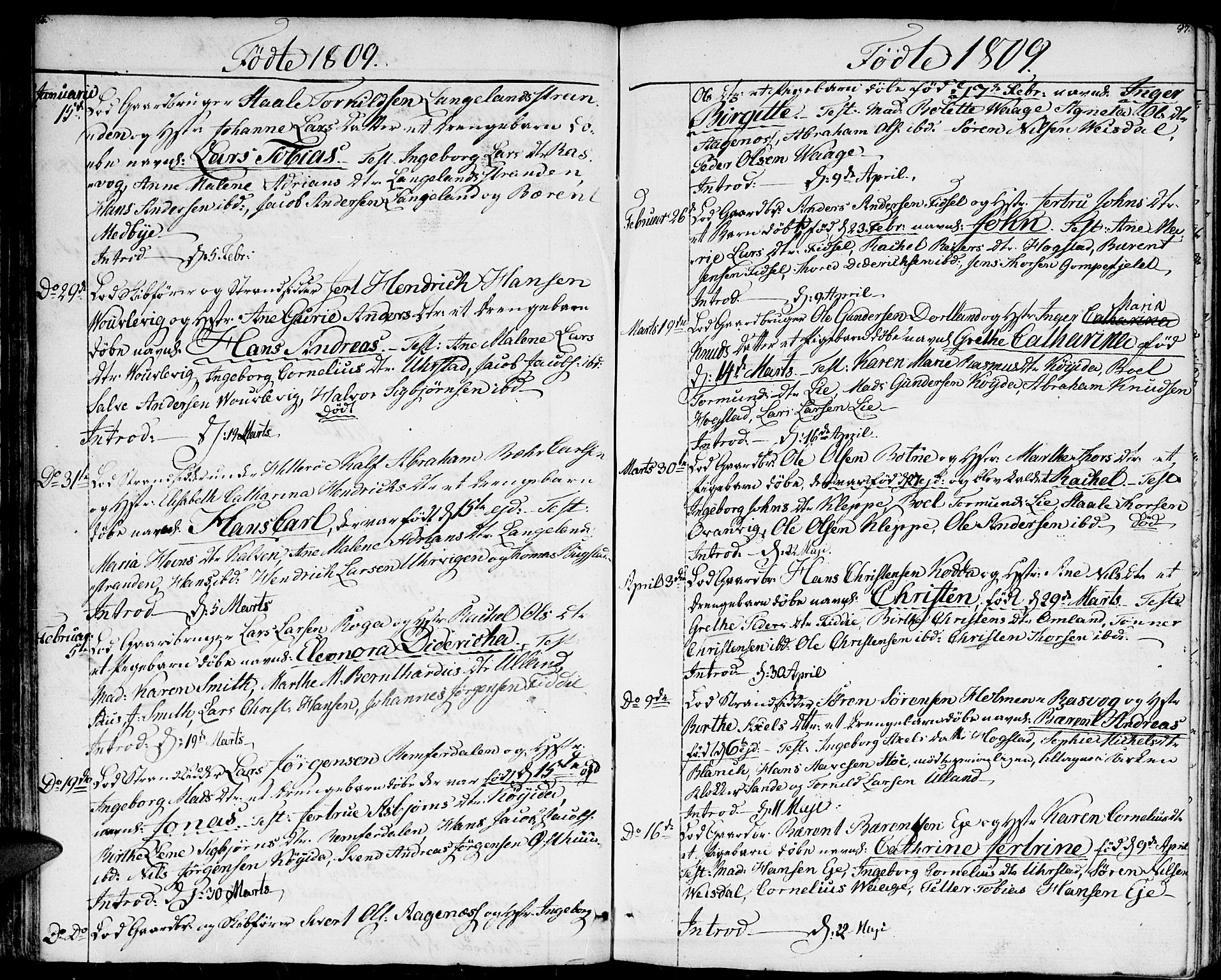 Flekkefjord sokneprestkontor, AV/SAK-1111-0012/F/Fa/Fab/L0002: Parish register (official) no. A 2, 1781-1832, p. 86-87