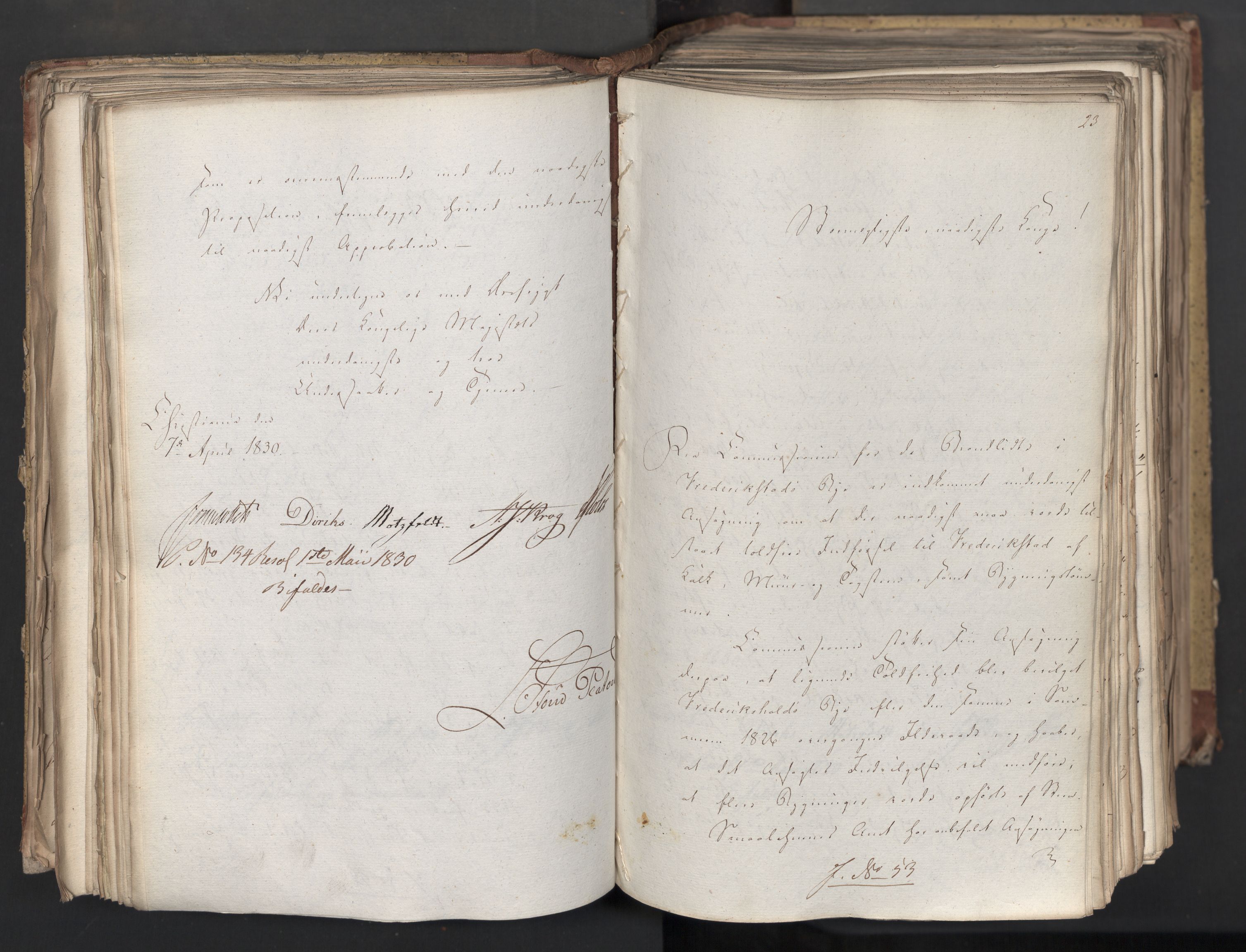 Statsrådsavdelingen i Stockholm, AV/RA-S-1003/D/Da/L0065: Regjeringsinnstillinger nr. 1-239, 1830, p. 197